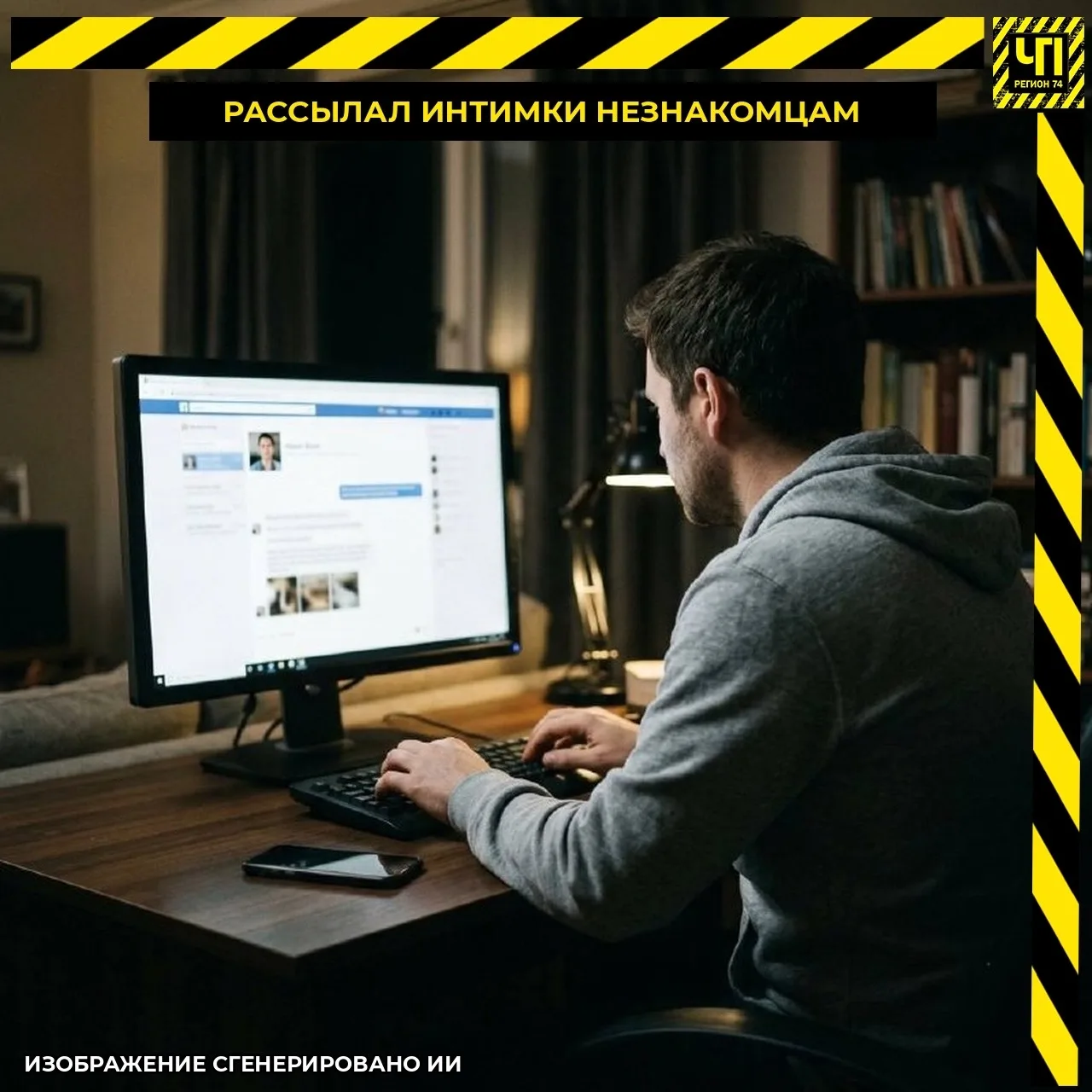 🔞 Интимные снимки рассылал незнакомцам челябинец