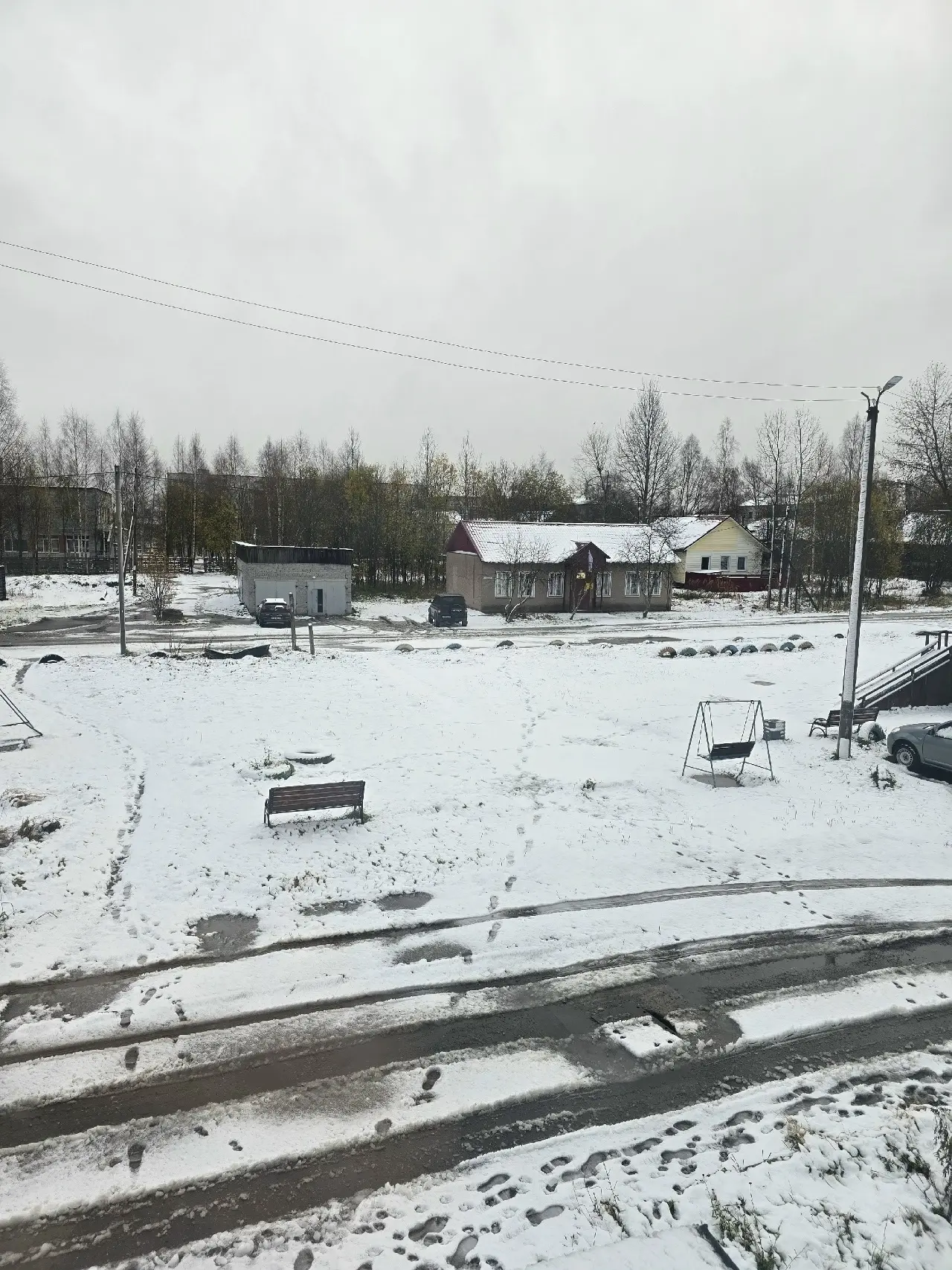 Утро в пгт Лоухи