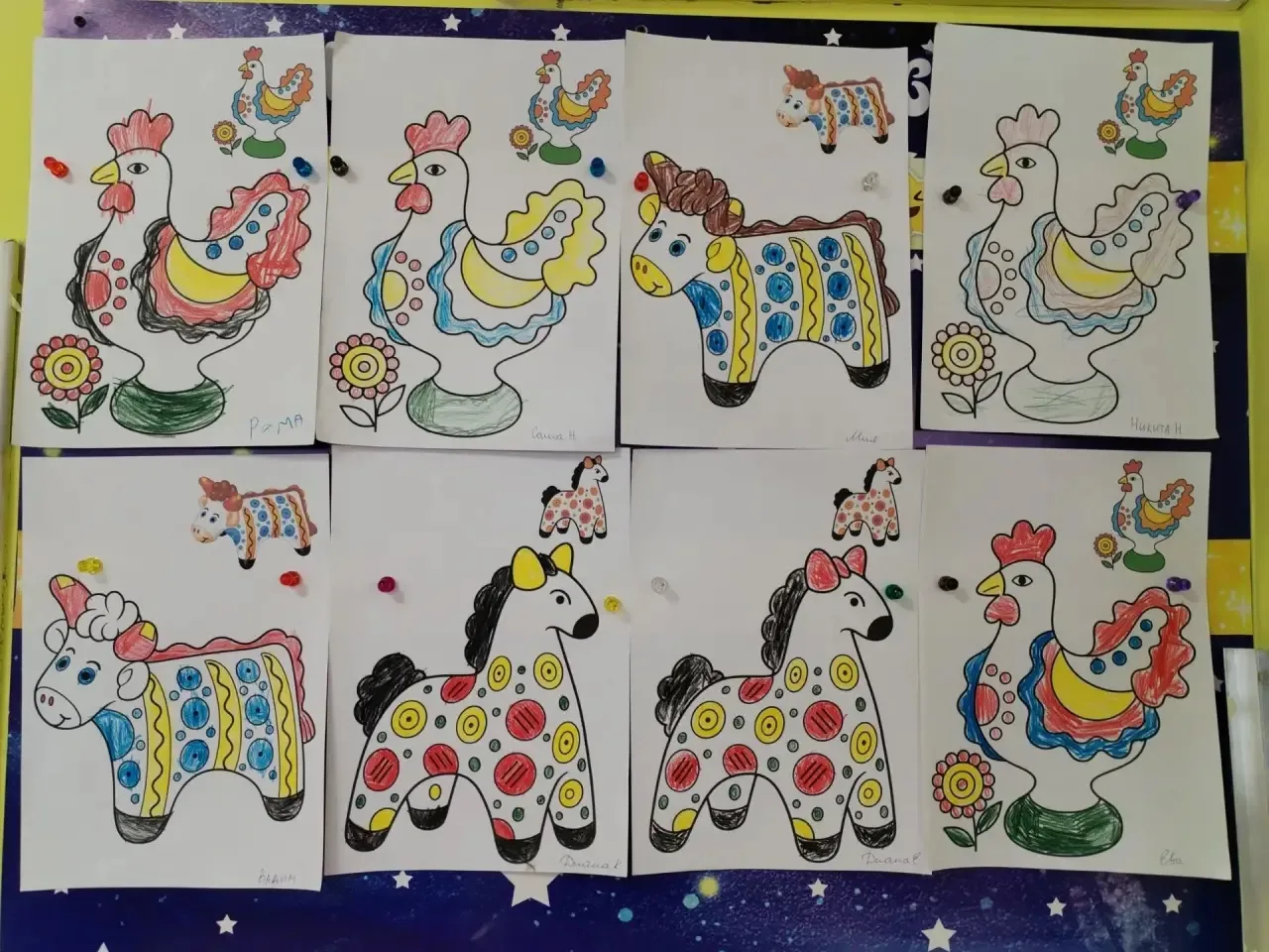 🎨 «Дымковская сказка» в старшей группе