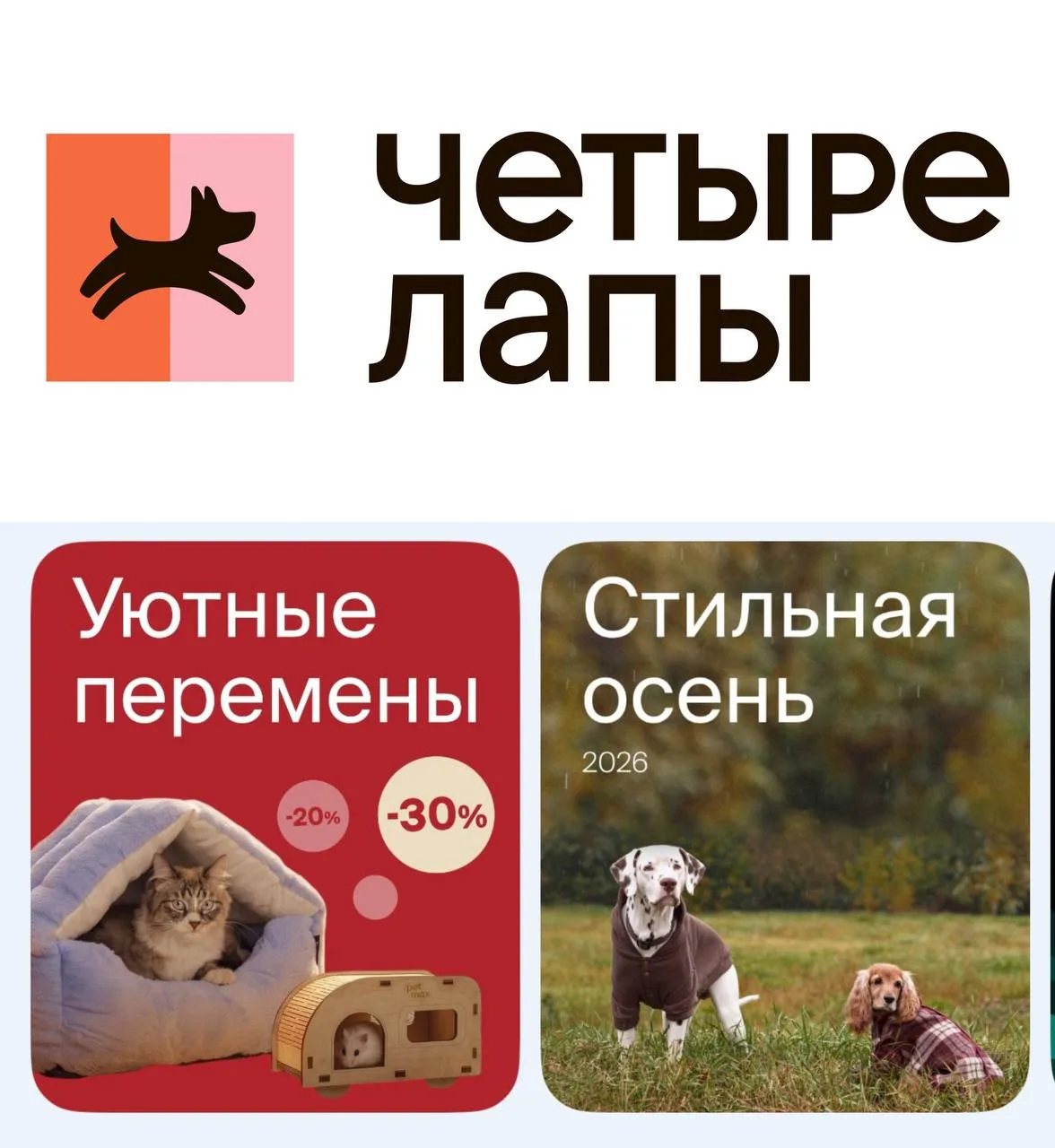 🟠Четыре Лапы