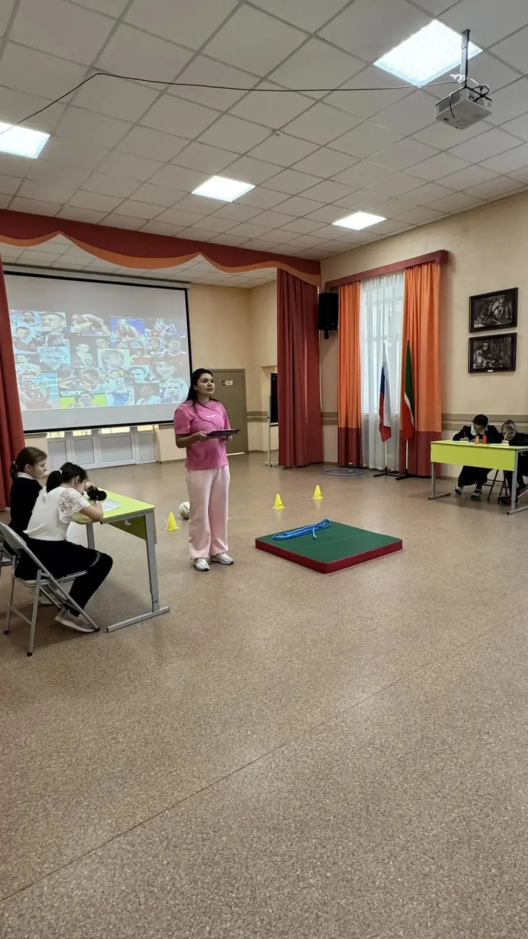 🏋‍♂️ Сегодня открытое мероприятие в рамках предметной недели для учащихся 5-9 классов ...