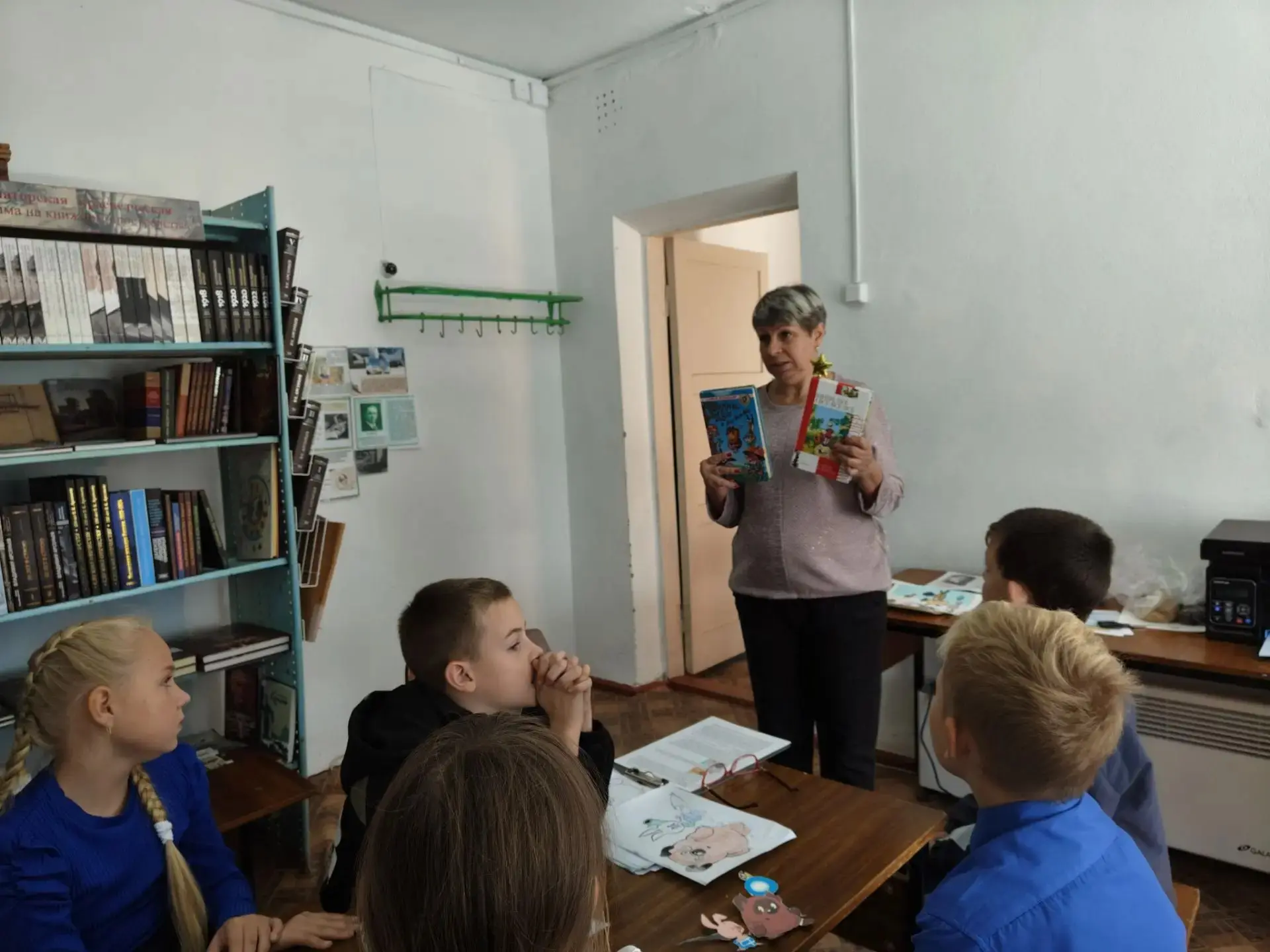 🎉 14 октября в сельской библиотеке состоялось тематическое мероприятие для учащихся 3–...