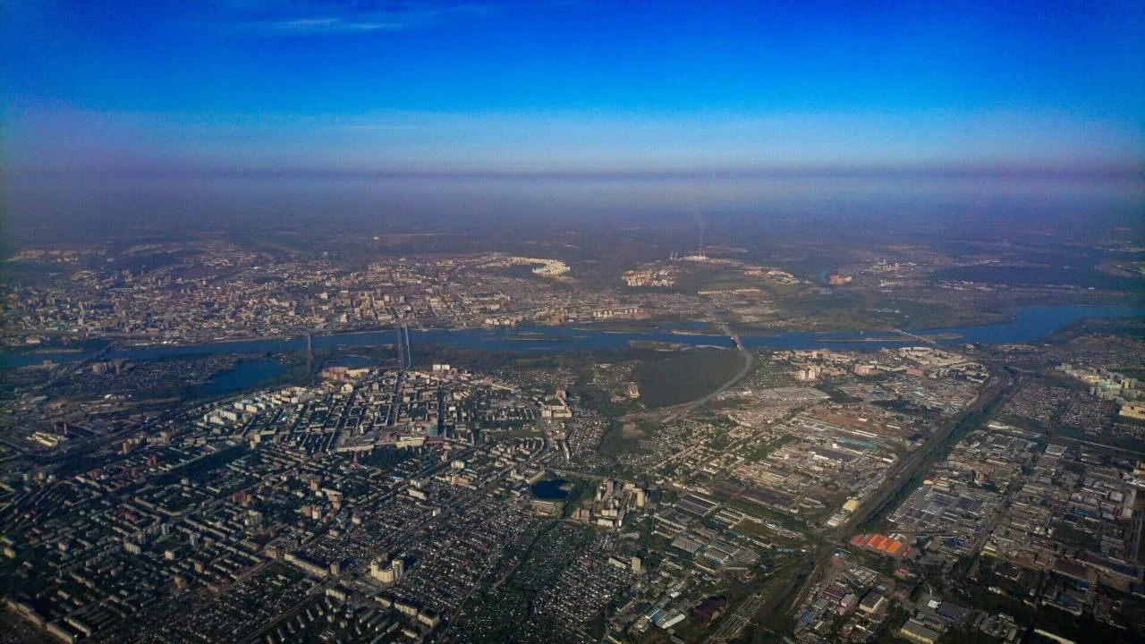 Новосибирск с высоты. Кто просил, любуйтесь! ✈😊