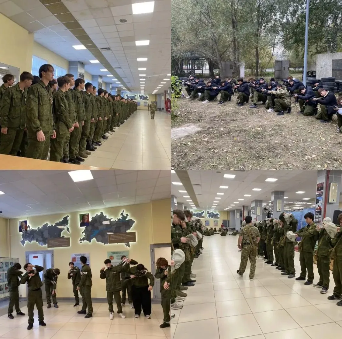 🎖️ Наши юноши 10-х классов на военных сборах!