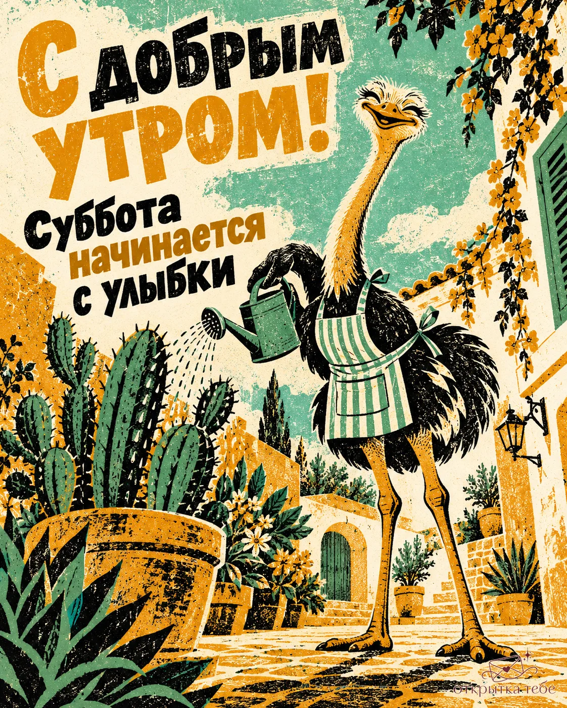 Субботнее утро — отличный повод никуда не мчаться.