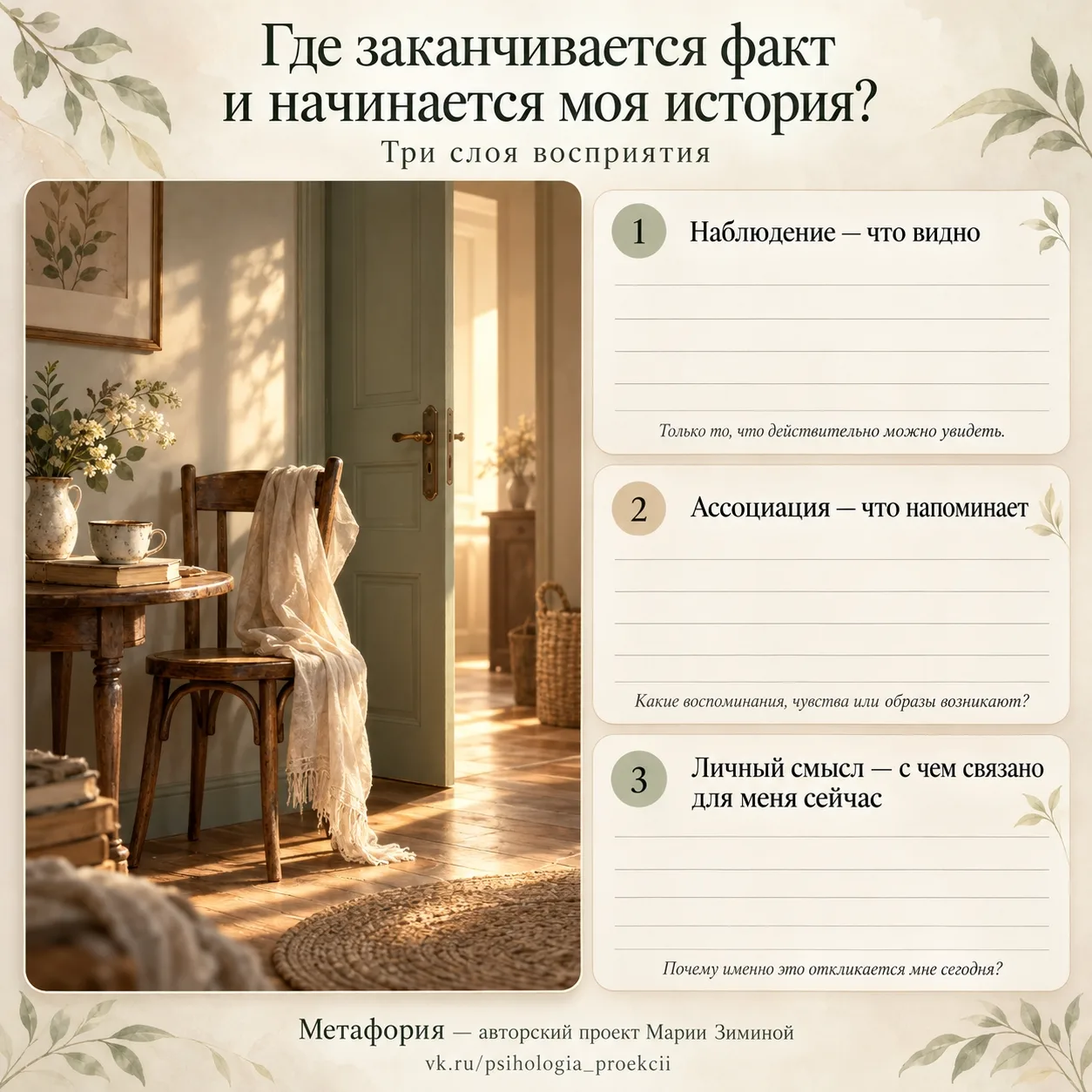 🌿 ГДЕ ЗАКАНЧИВАЕТСЯ ФАКТ И НАЧИНАЕТСЯ МОЯ ИСТОРИЯ?