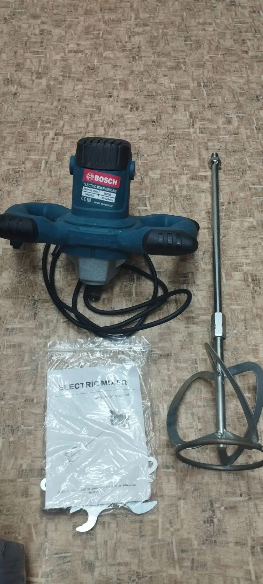 Строительный миксер Bosch GW01800