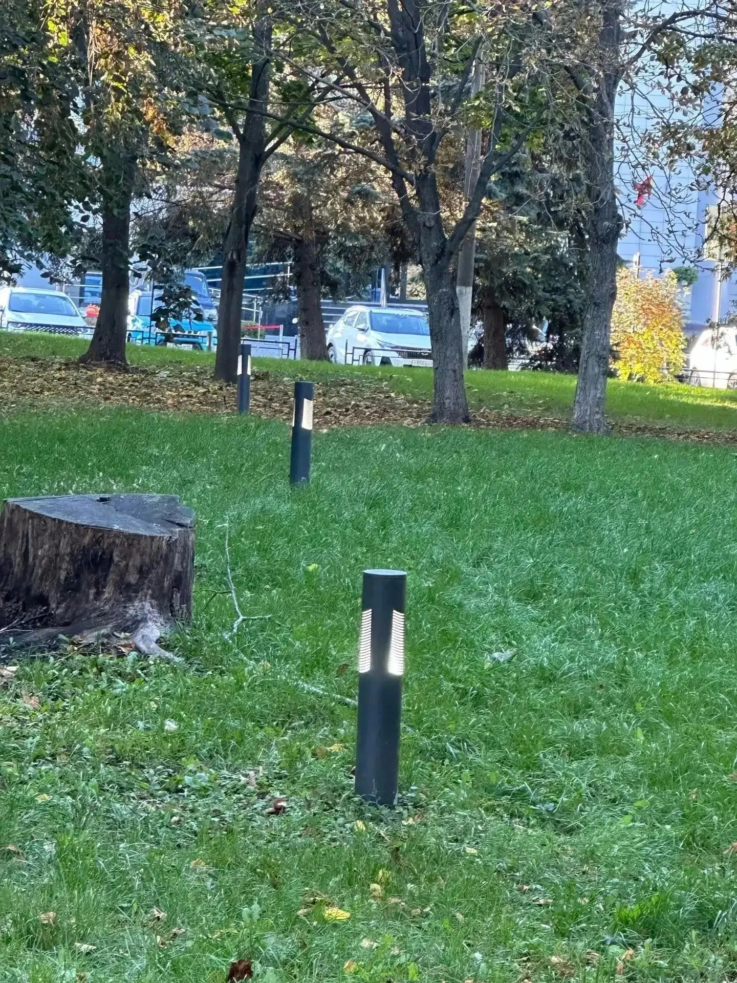 В Курске в парке Железнодорожников вновь работают фонари и подсветка 💡