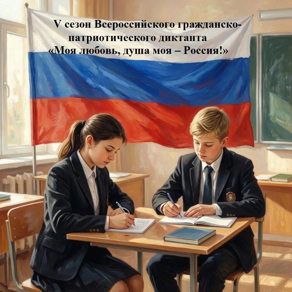 Прими участие в V сезоне Всероссийского гражданско-патриотического диктанта