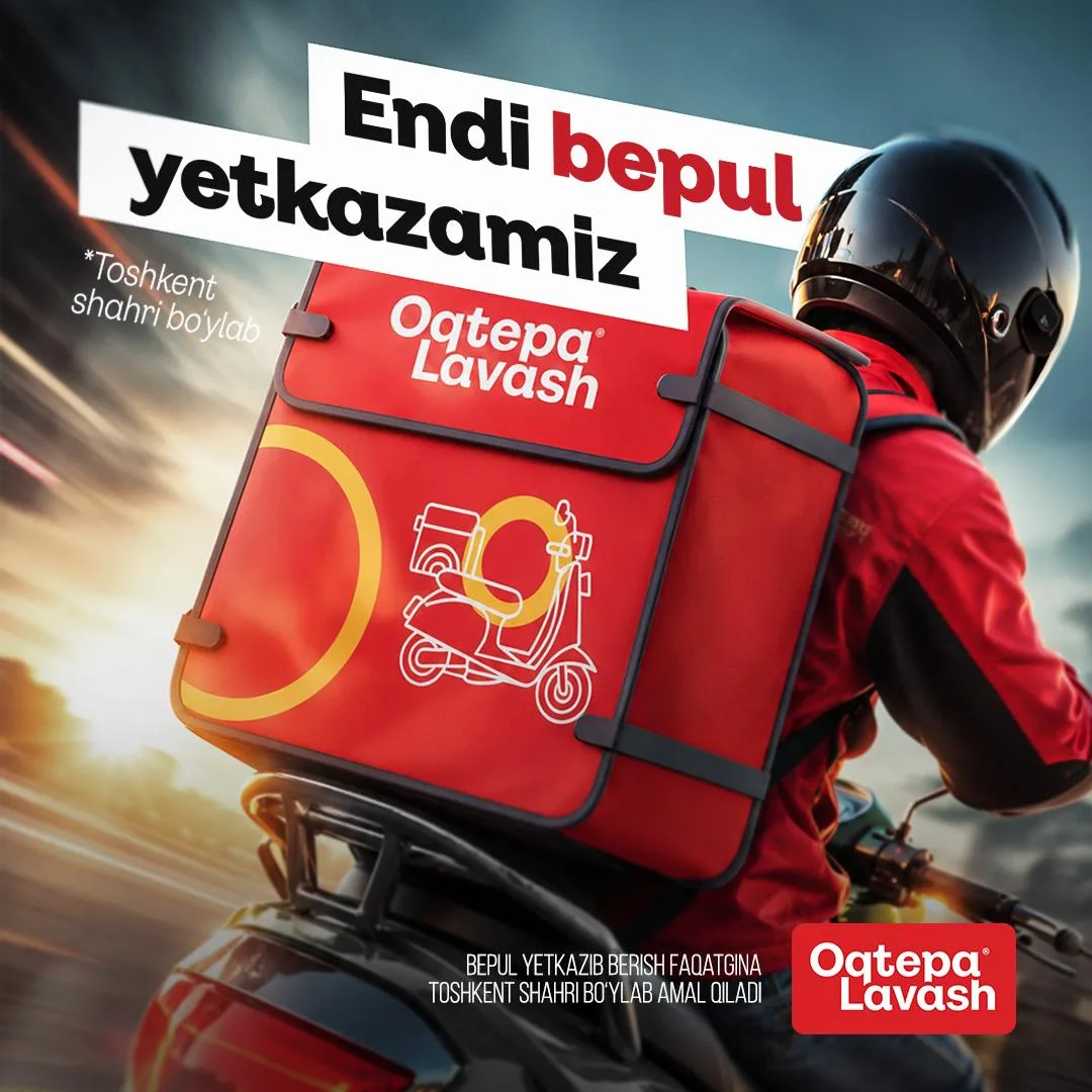 🌯 Toshkent bo'ylab bepul yetkazib berish — Oqtepa Lavash'dan 35 000 so'mdan boshlab bu...