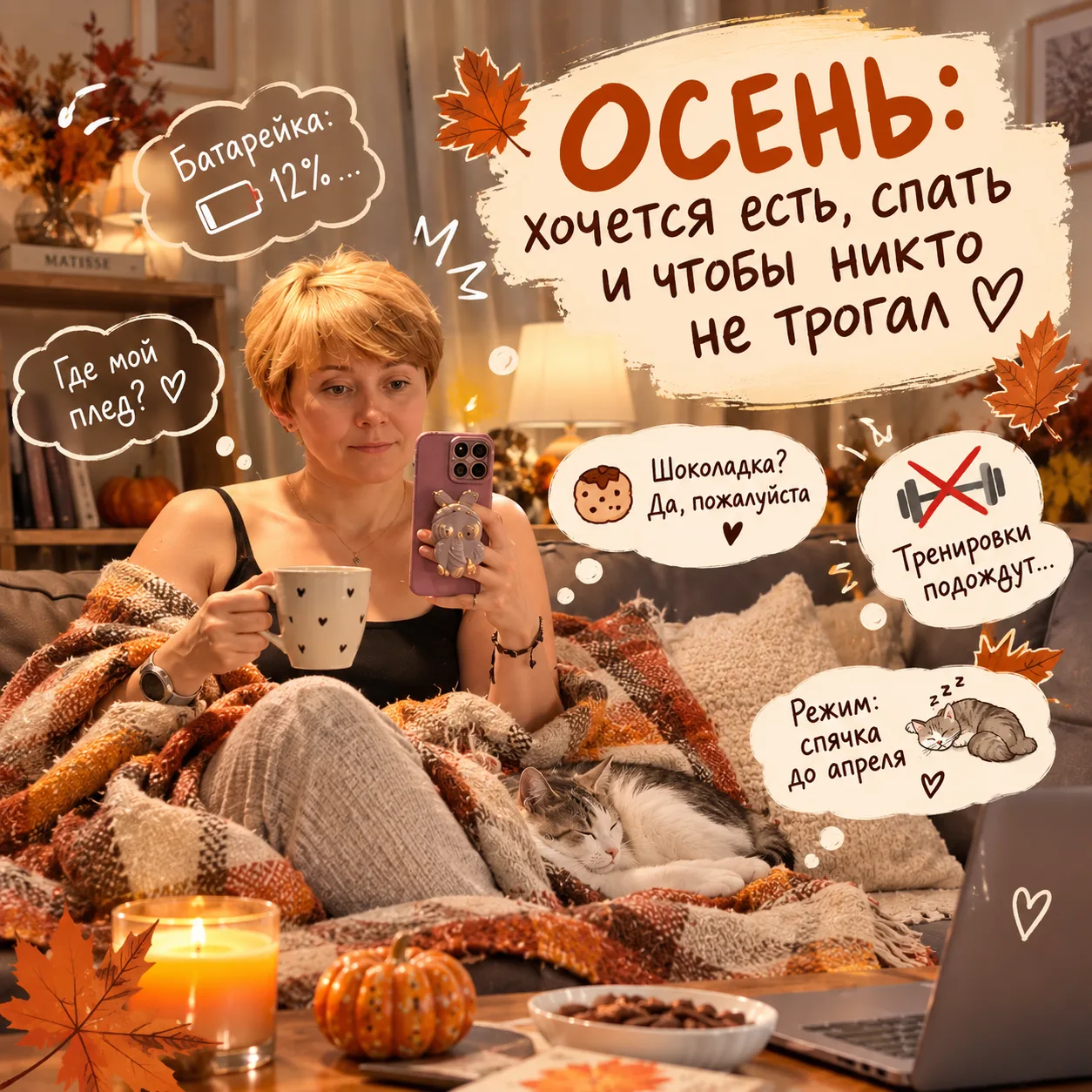 Как не превратиться осенью в человека-плед