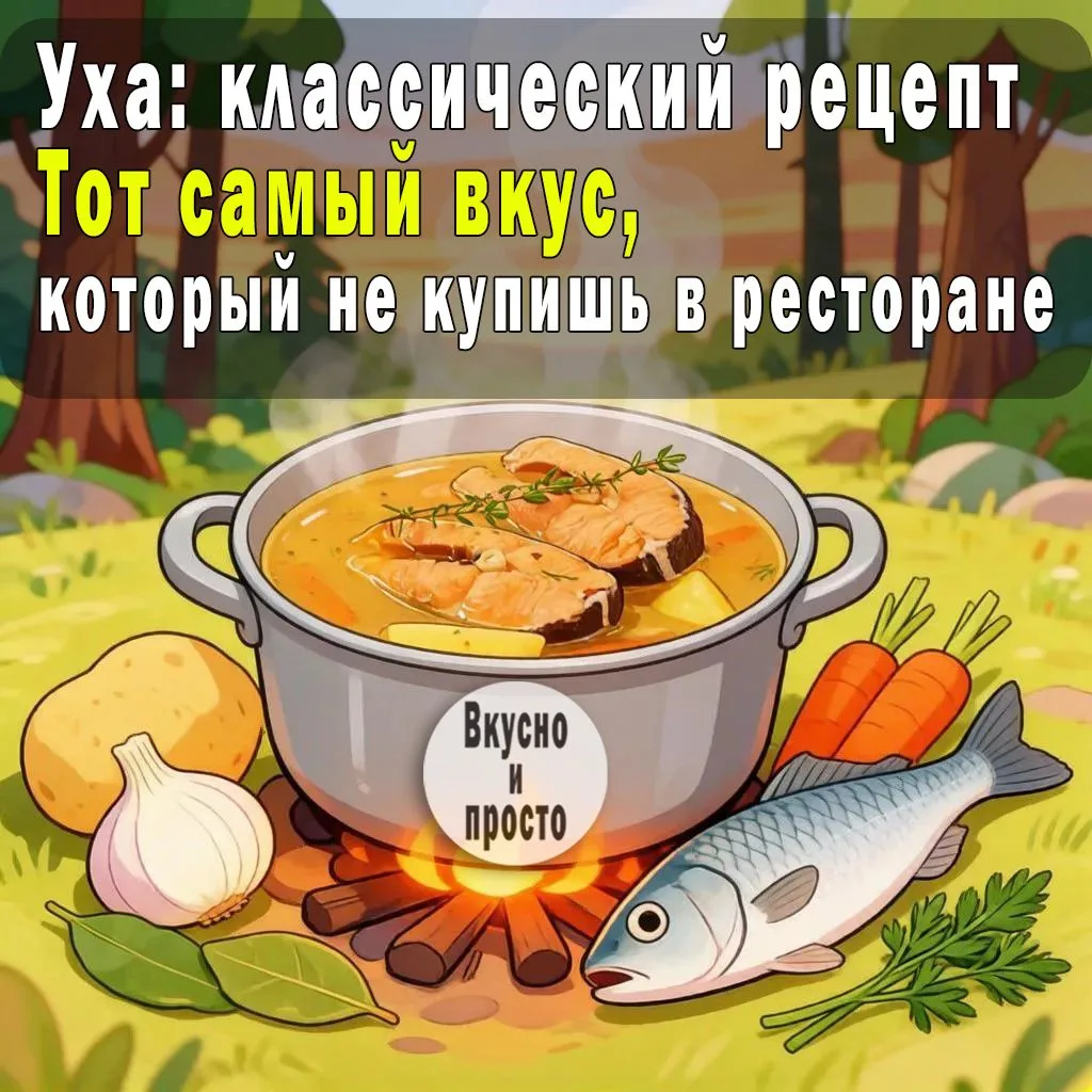 Уха: классический рецепт. Тот самый вкус, который не купишь в ресторане