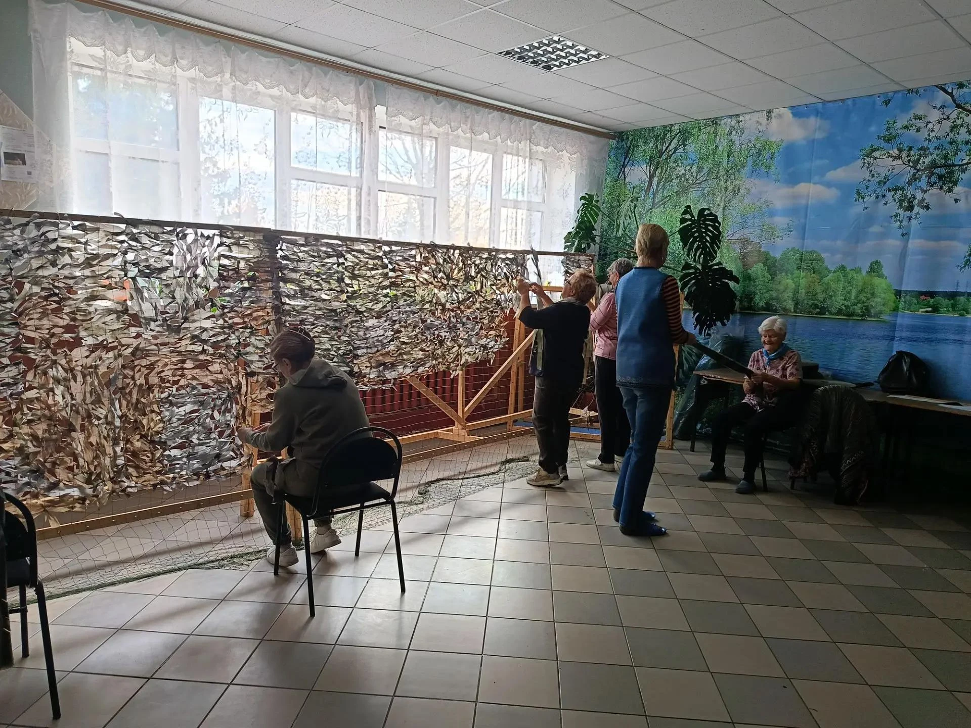 Сила в единстве: золотые руки совета ветеранов и инвалидов Нового Сарбая.