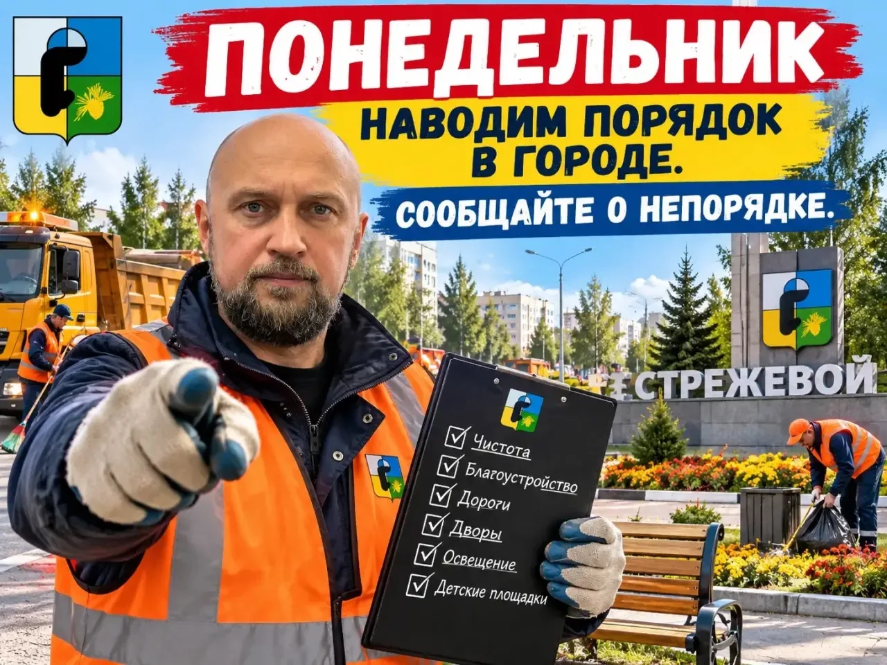Понедельник. День сбора информации о том, что в городе не так.