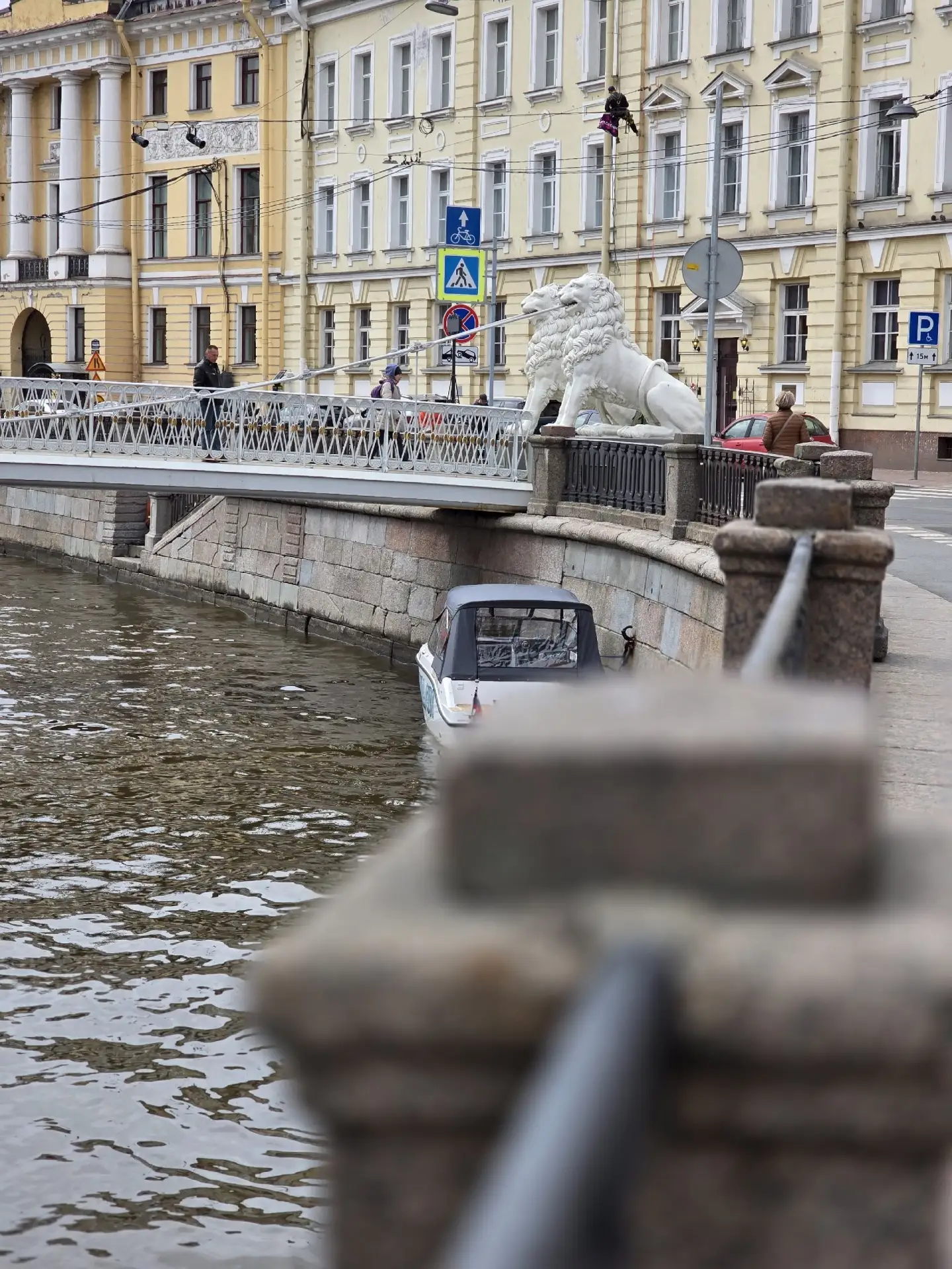 У Львиного моста. Ненаглядный Санкт-Петербург❤️