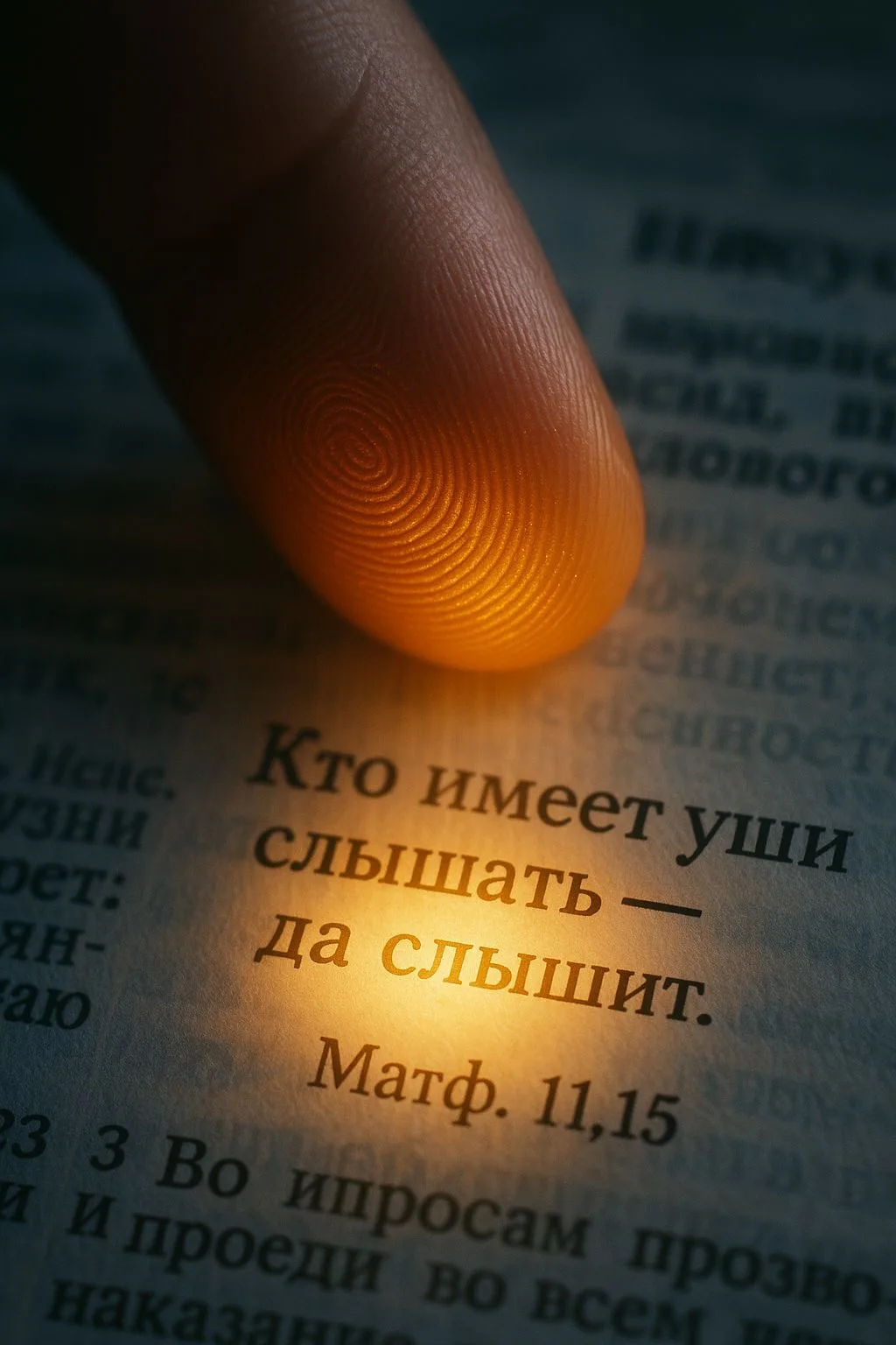«Вот к чему мы призваны, вот о чем идет речь. В седьмой день, в день и час человека, че...