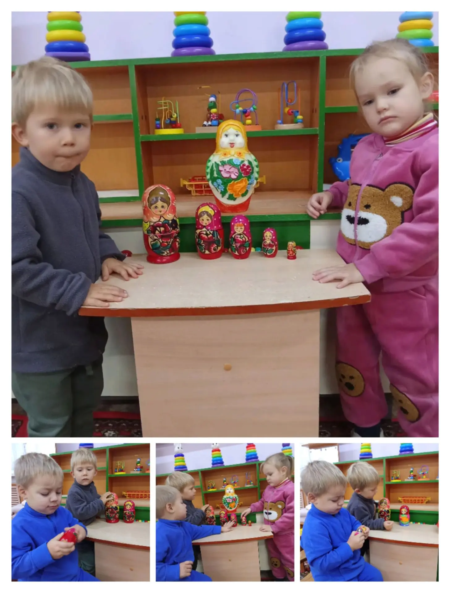 Цветастое платье, румяные щёчки!