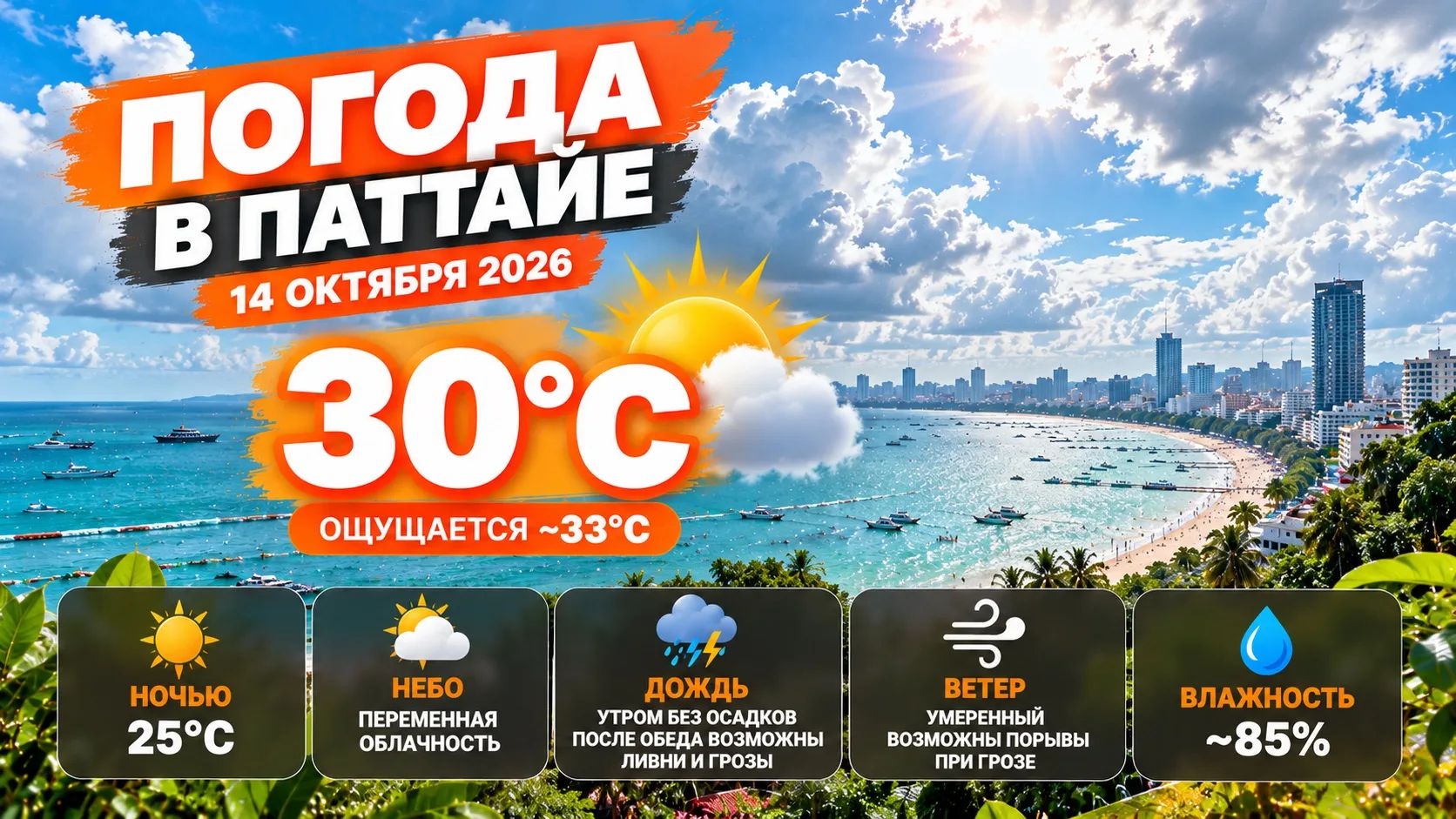 ПОГОДА В ПАТТАЙЕ