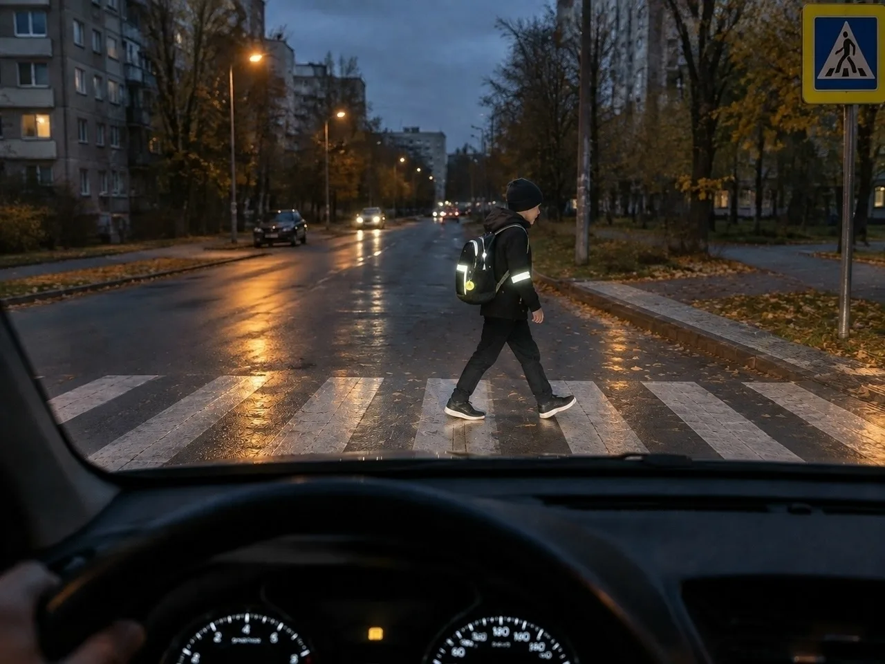 ❗️ Почему пешеходам важно носить фликеры — световозвращающие элементы: