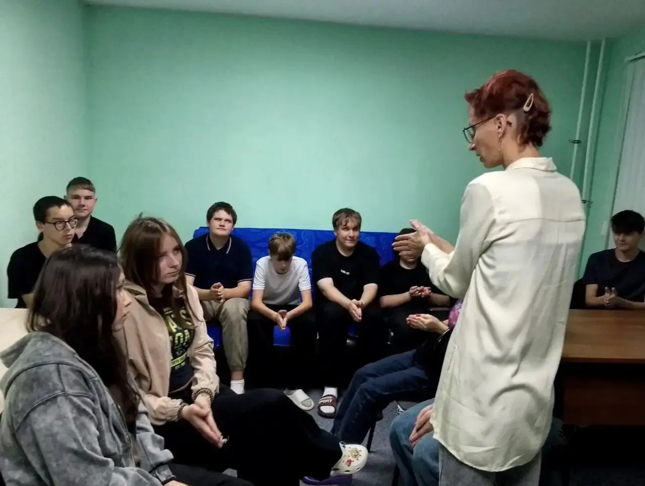 В общежитии колледжа прошли фольклорные посиделки «Покровские забавы», посвящённые праз...