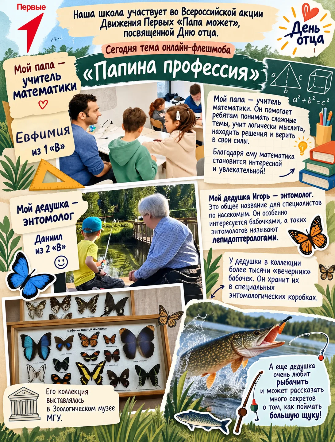 🎉 «Папина профессия»: знакомимся с теми, кем гордятся наши ребята!