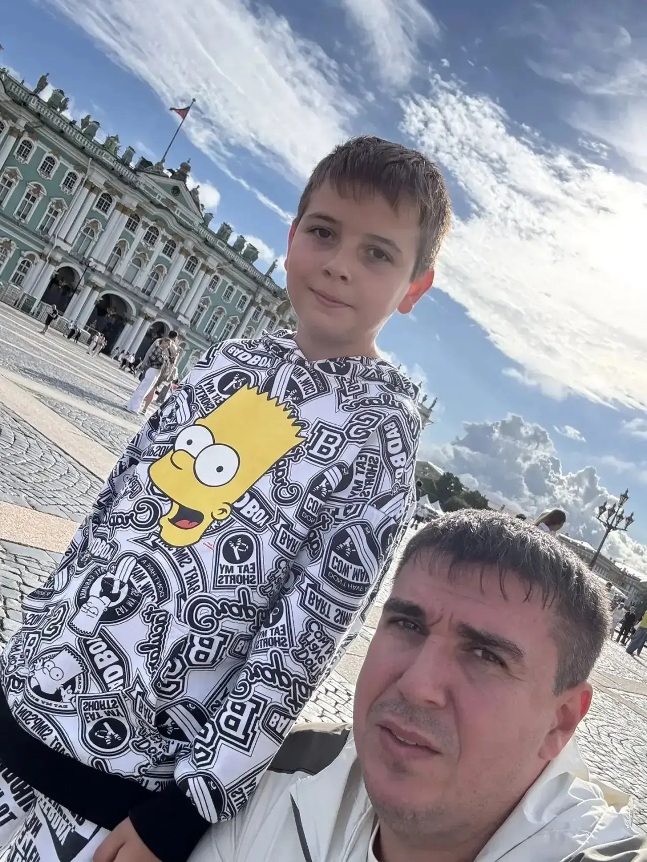 Сумачев Александр, 3в класс, с папой Станиславом Викторовичем принимают участие в фото ...