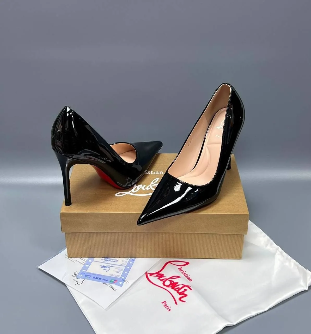 Christian Louboutin туфли из натуральной кожи