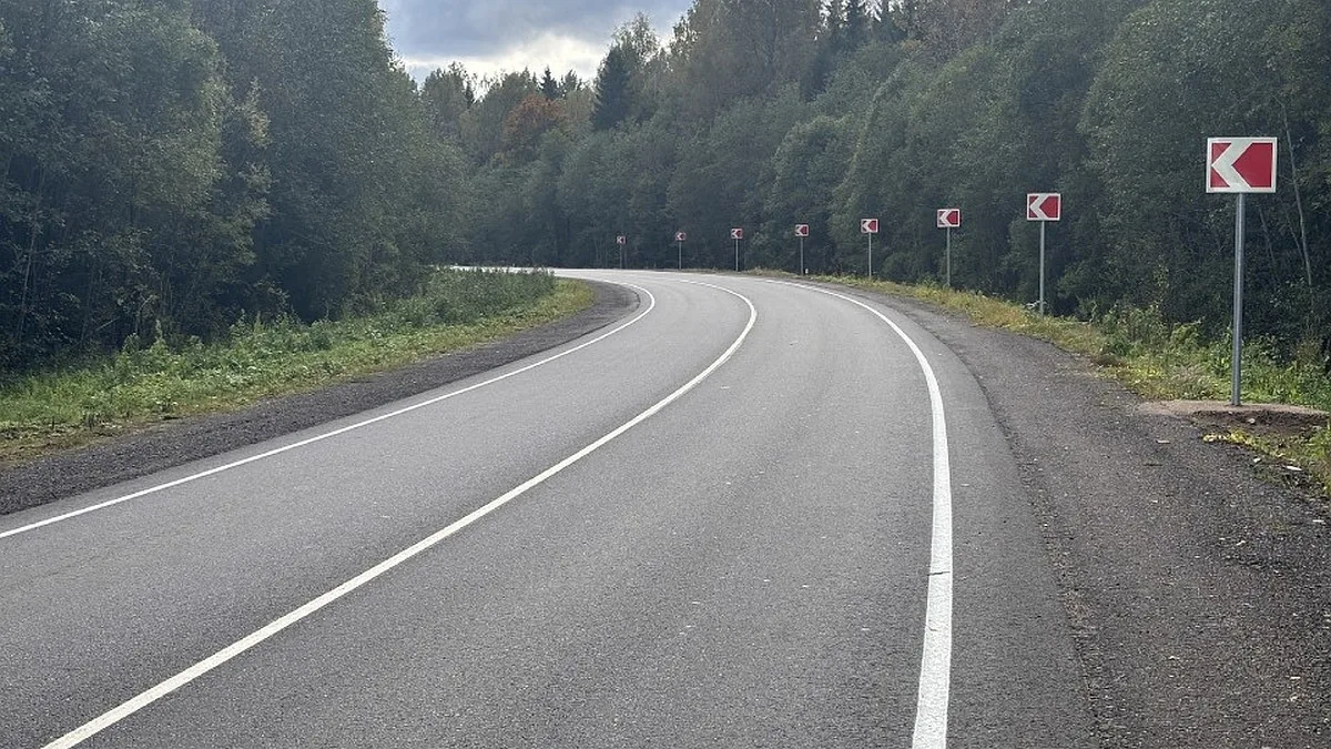 🛣️ В Тверской области завершили ремонт 45 км дороги между Нелидово и Белым