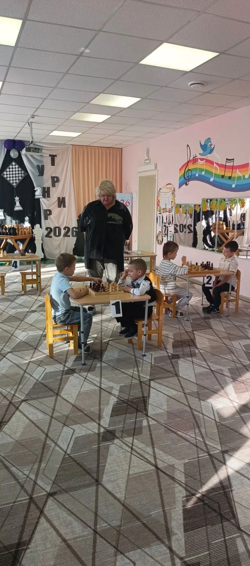 На базе МБДОУ «Детский сад №2 „Белочка“» состоялся захватывающий шахматный турнир, кото...
