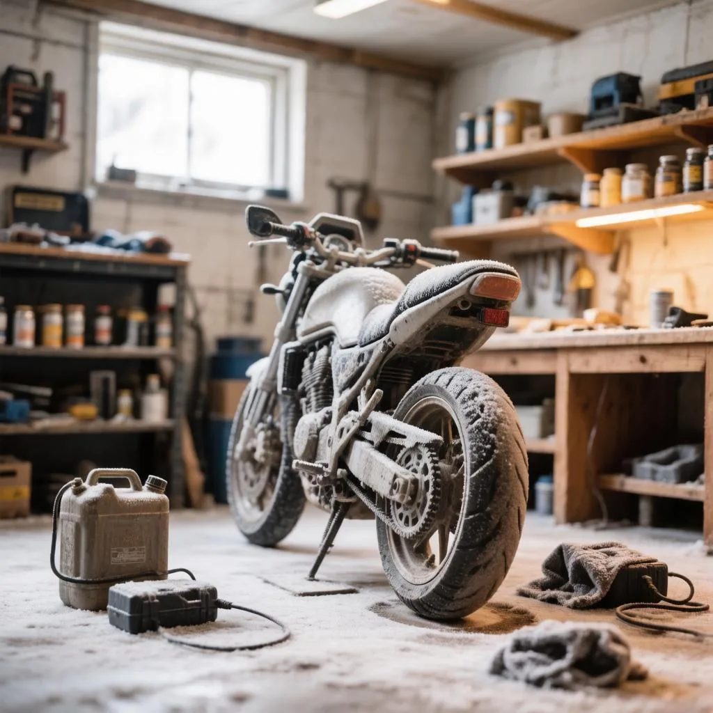 Индийский дух, русская зима: Как правильно консервировать Royal Enfield в холодном гараже