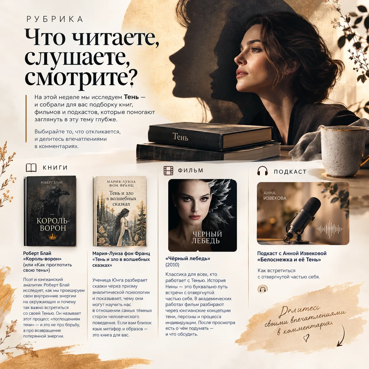 Рубрика «Что читаете, слушаете, смотрите?»