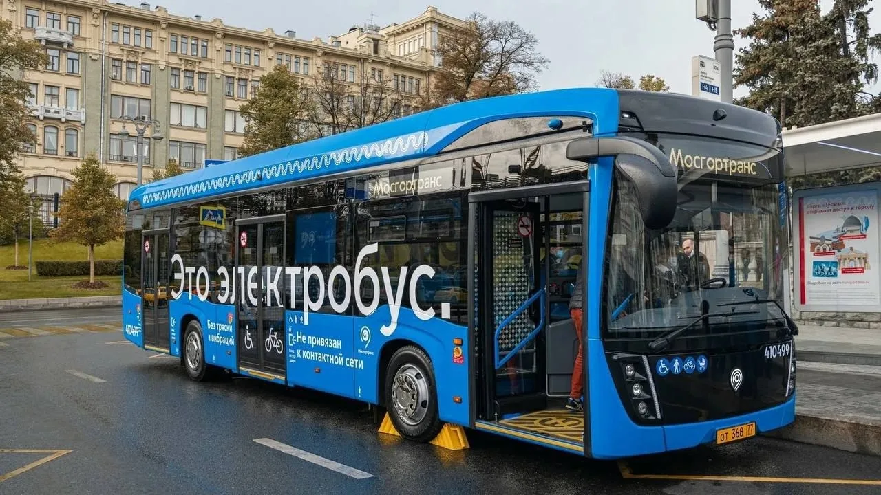 Первый электробус вышел на маршрут в Махачкале