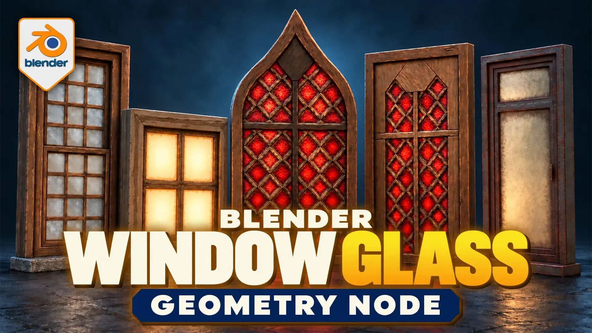 Window Glass Shader for Blender — Dirt, Glow & Surface Wear от 3D Tudor
