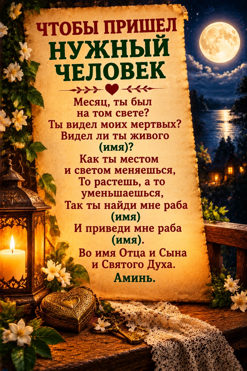 НУЖНЫЙ ЧЕЛОВЕК 🌙