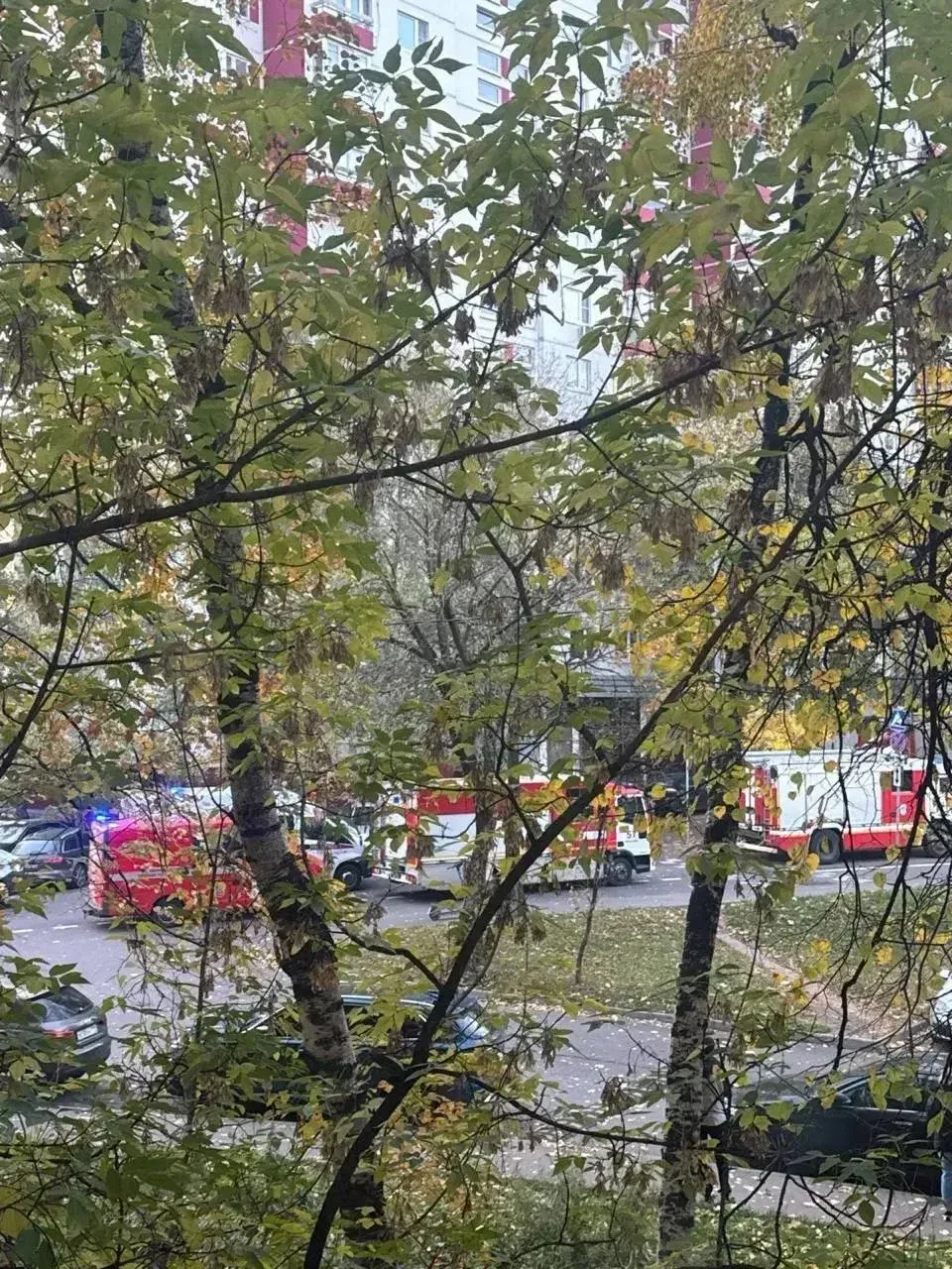 Пожар произошёл в квартире на Ленинском проспекте в Москве