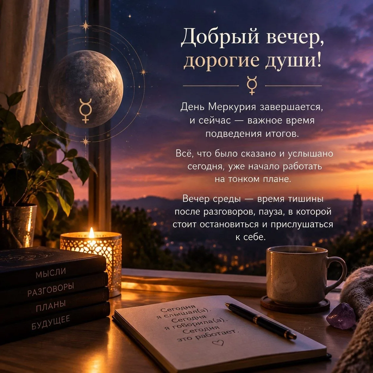 ▎🌙 Добрый вечер, дорогие души!