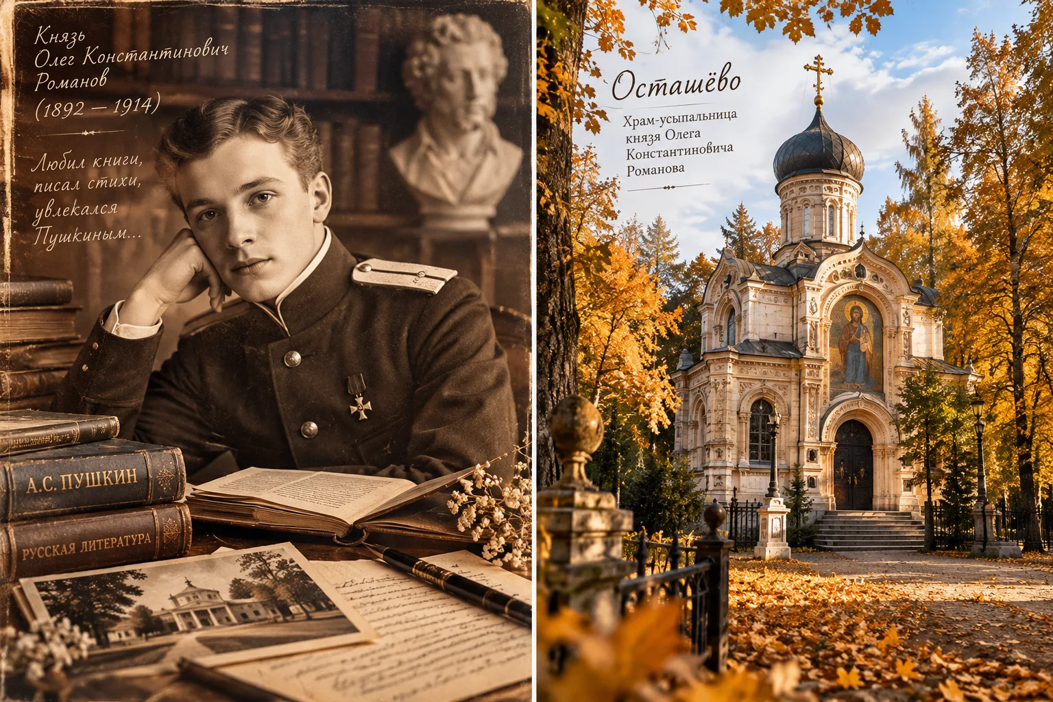 🔰Осташёво под Волоколамском: князь Романов, который мечтал о книгах🔰