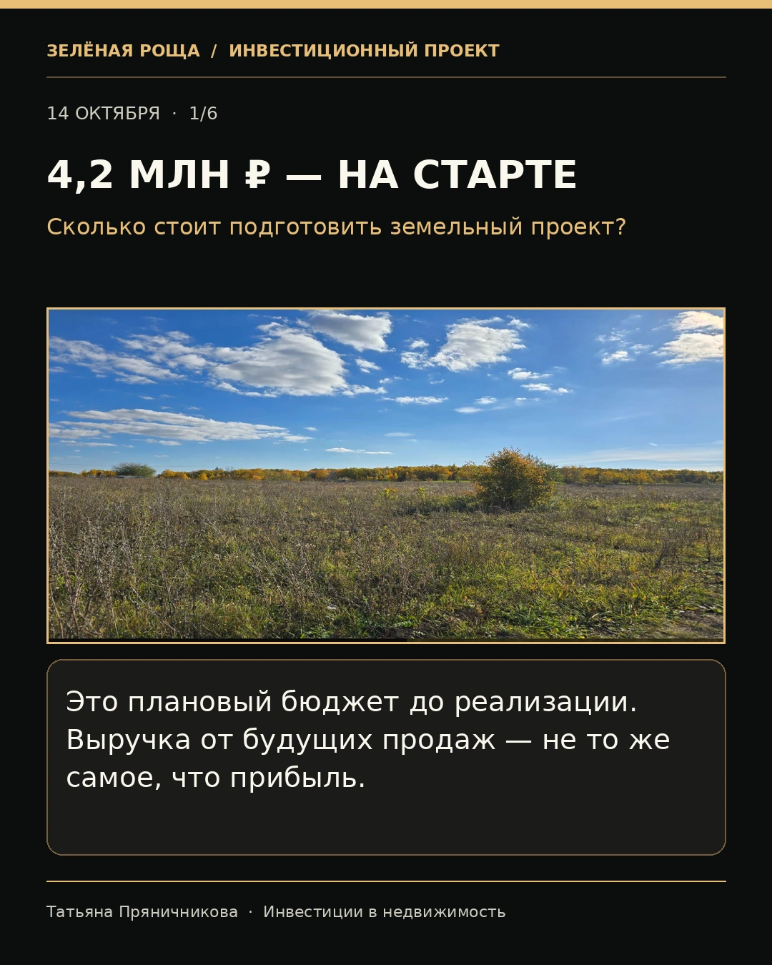 Купить земельный массив за 2,5 млн ₽ — ещё не значит уложиться в эту сумму.