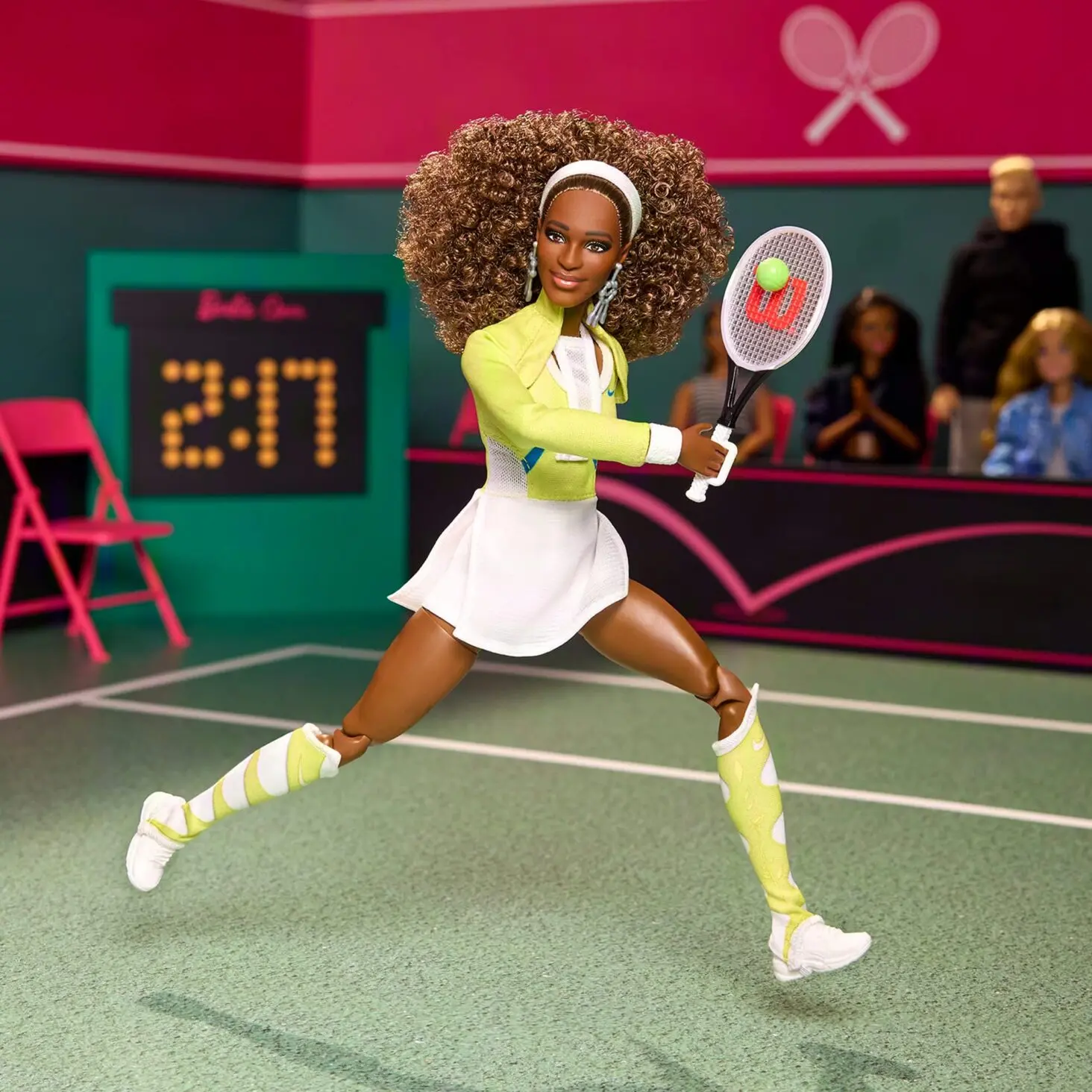🎾 Mattel выпустила Барби в честь Серены Уильямс — легенды мирового тенниса.