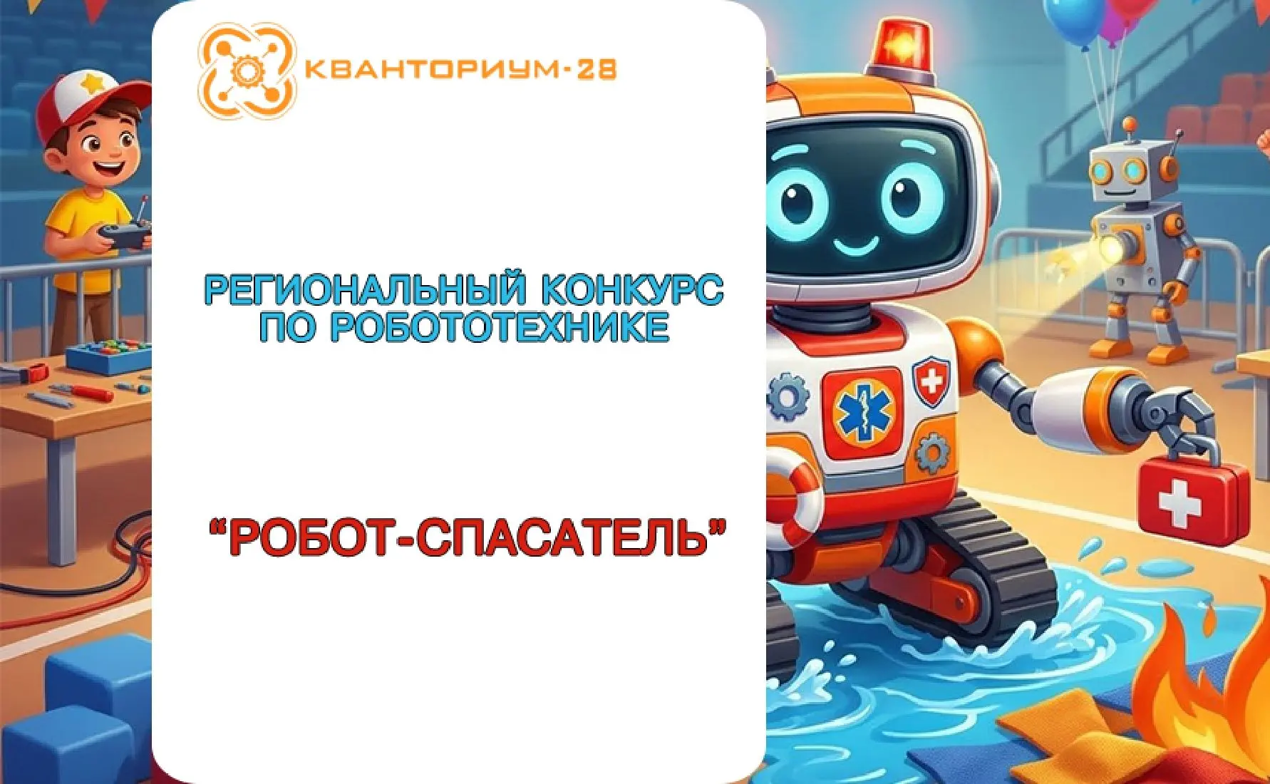 Придумай своего робота-спасателя: «Кванториум-28» запускает конкурс для юных робототехн...