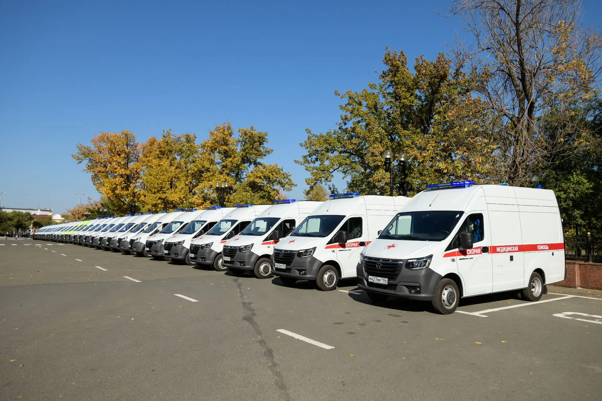 🚑 В Оренбурге состоялось торжественное мероприятие, посвященное обновлению автопарка О...