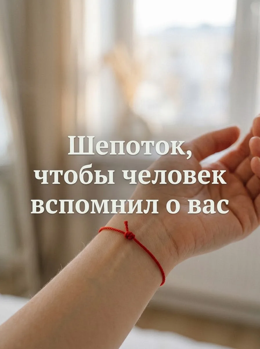 Этот шепоток помогает, когда ждёте звонка, сообщения или новостей от человека, который ...