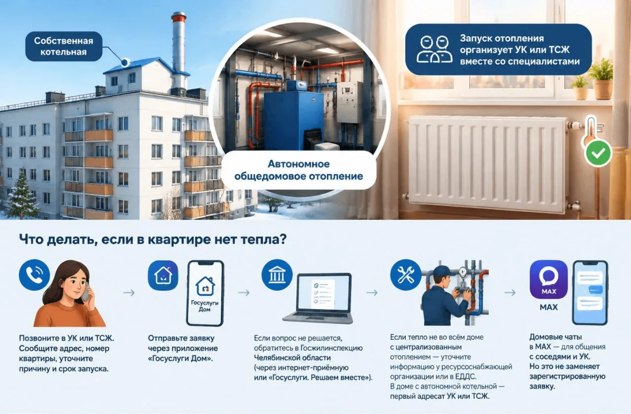 🏢 В доме своя котельная: кто отвечает за запуск отопления?