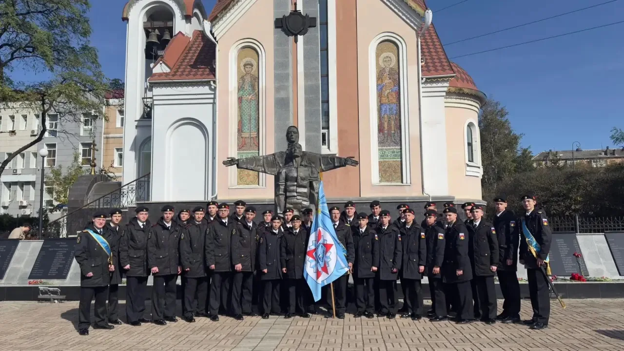 Представитель нашей школы на церемонии памяти сотрудников МВД 🇷🇺🕯️