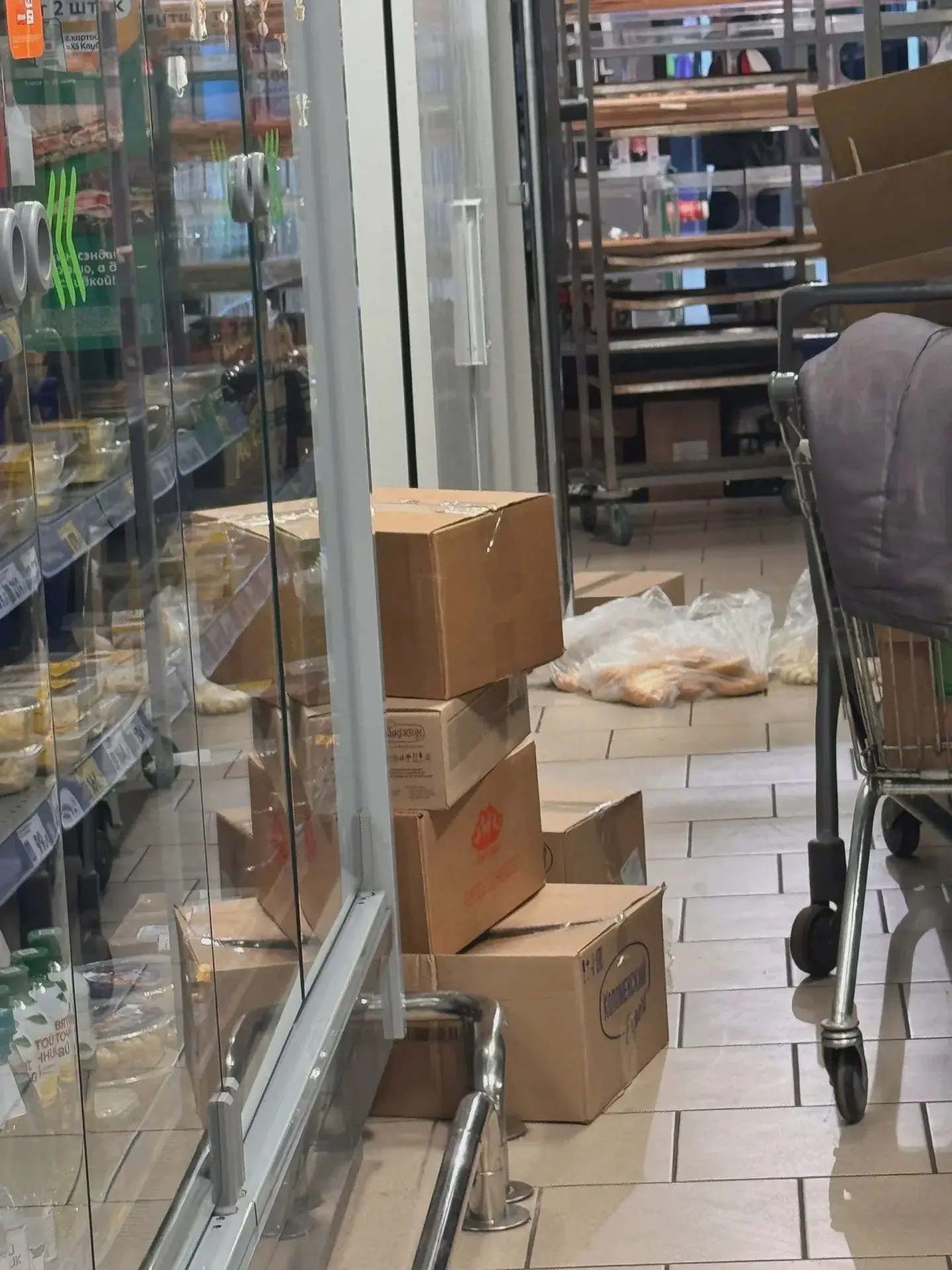 Выпечка в открытом мешке