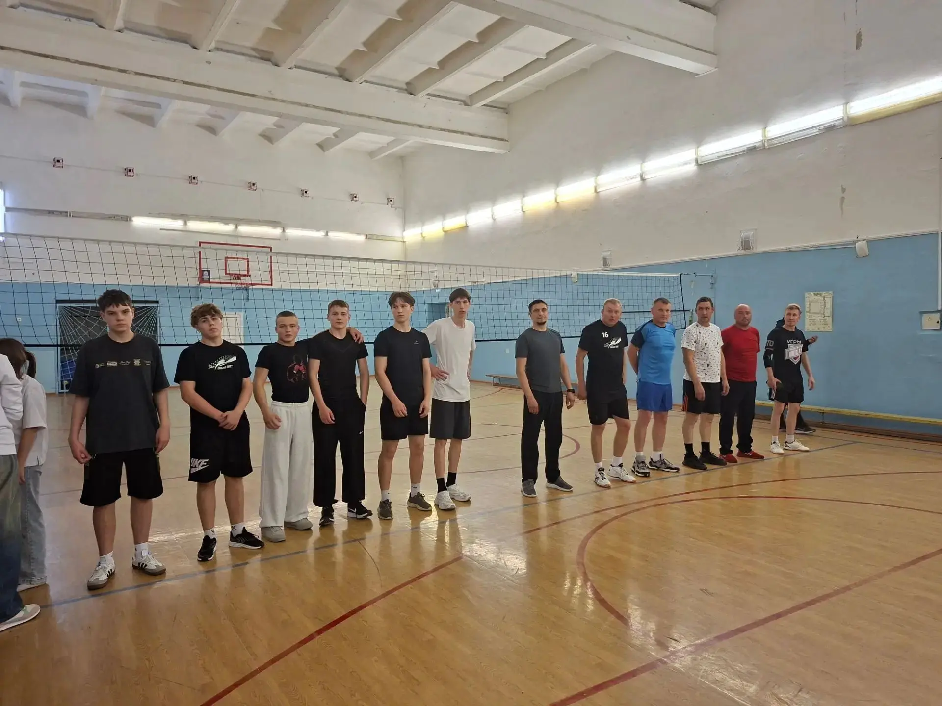 ⚽️Волейбольный матч "Отцы и дети" 👍🤝