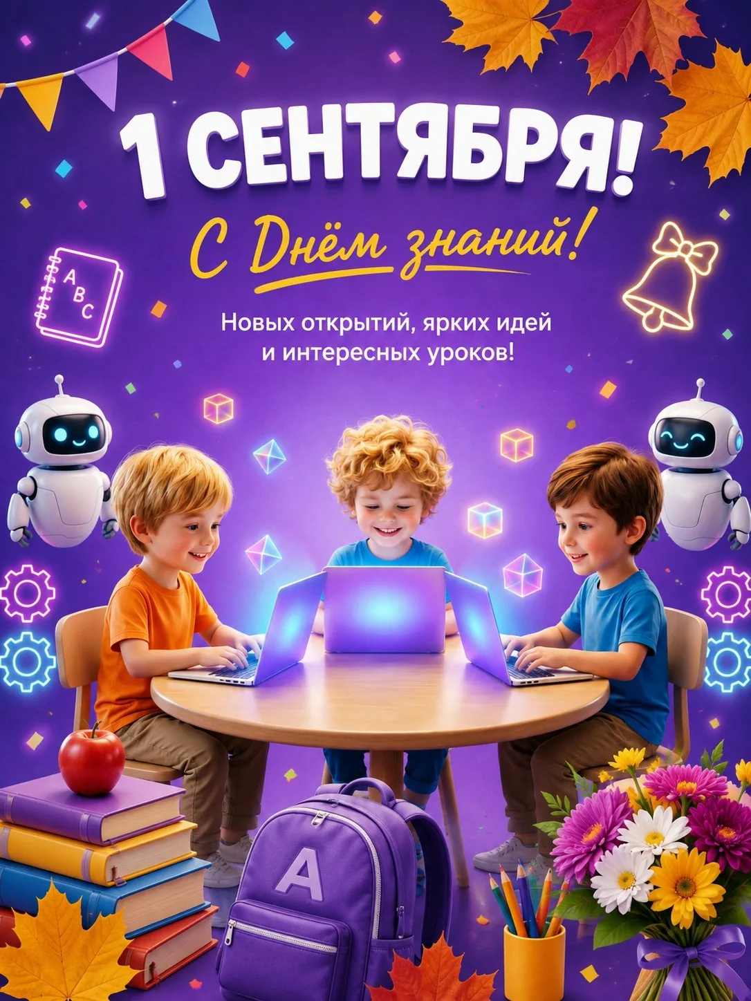 🔔 Звонок звенит не только в обычных школах, но и в нашей IT-вселенной! 🎒