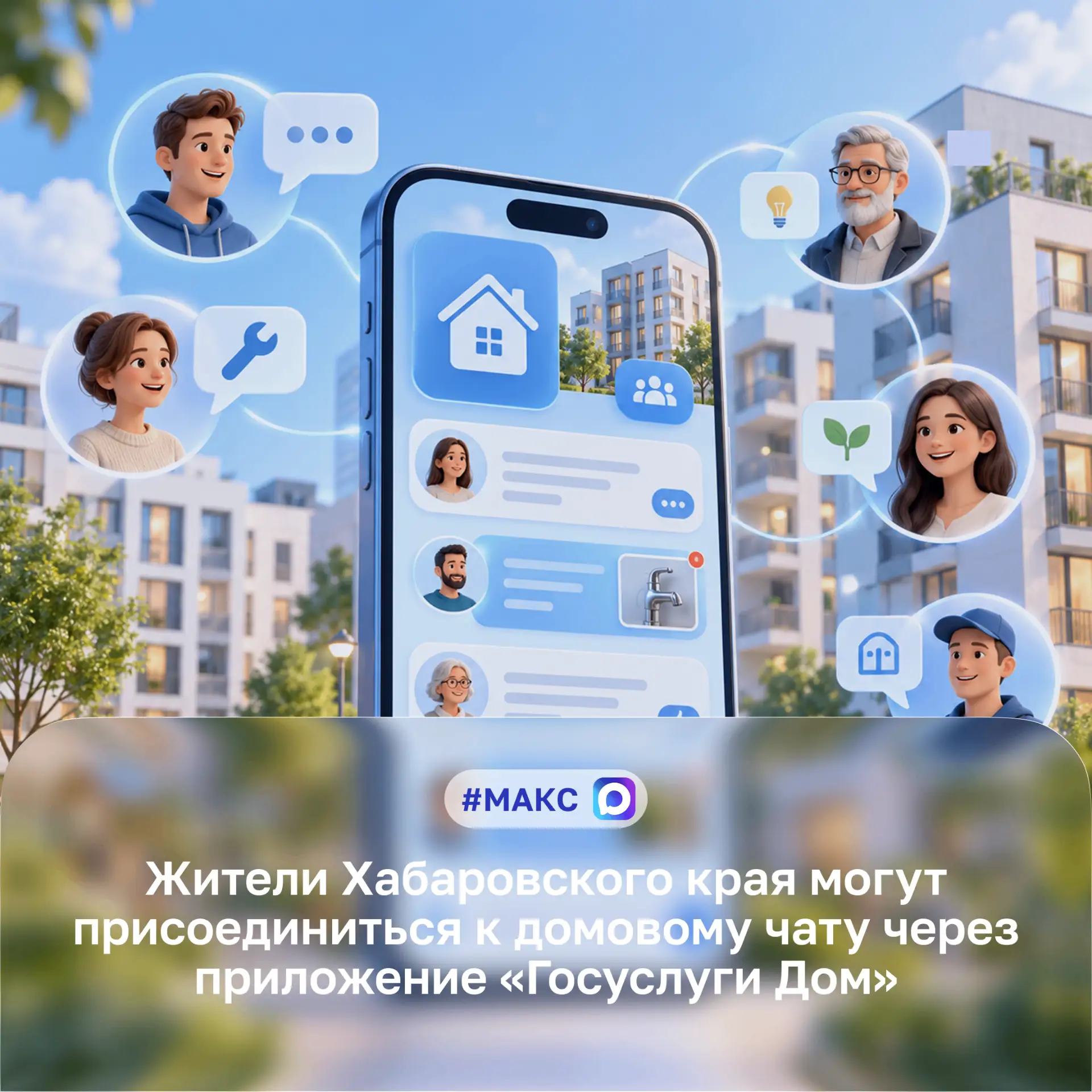 📲 Жители края могут присоединиться к домовому чату через приложение «Госуслуги Дом»