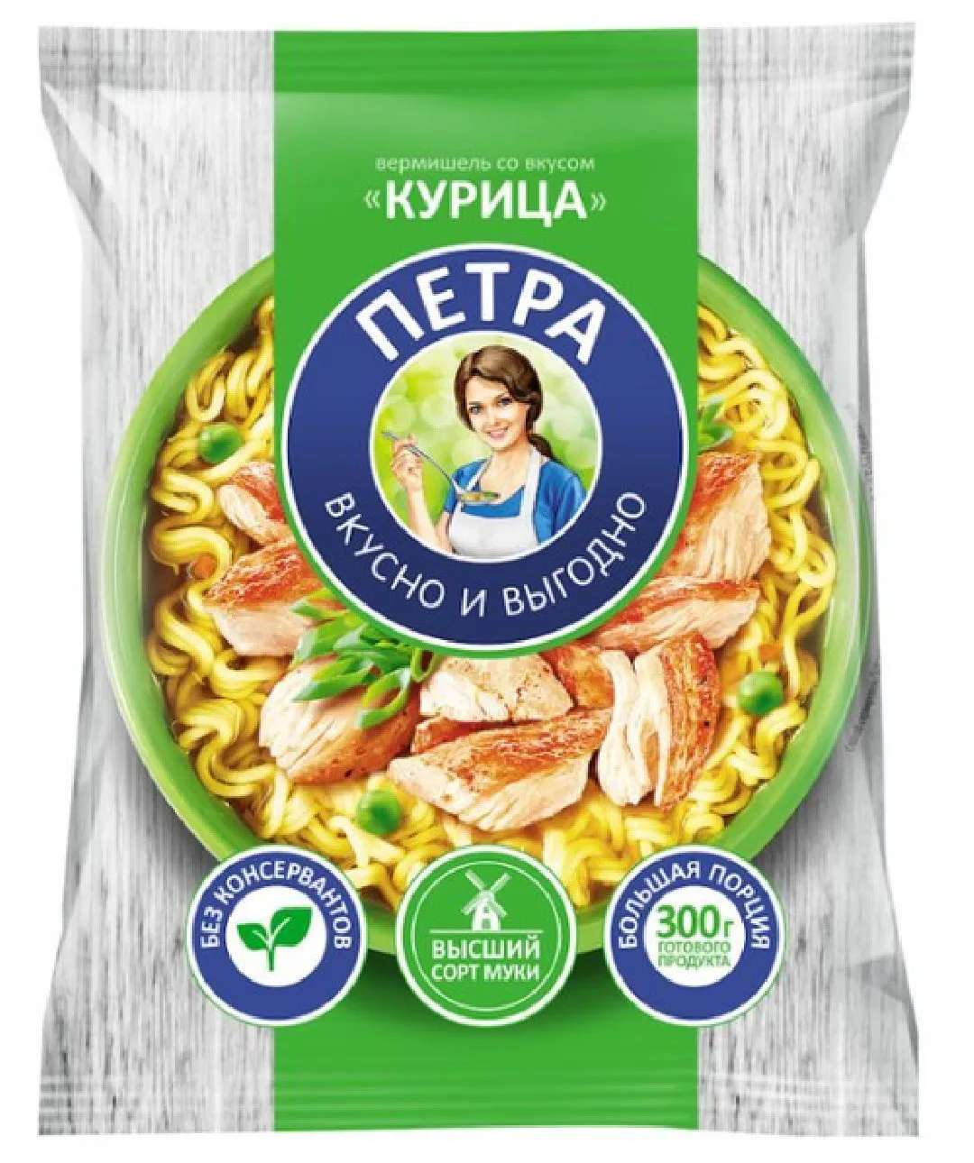 Вермишель «Петра» с куриным вкусом, которую выпускает «Маревен Фуд Сэнтрал», вошла в пя...