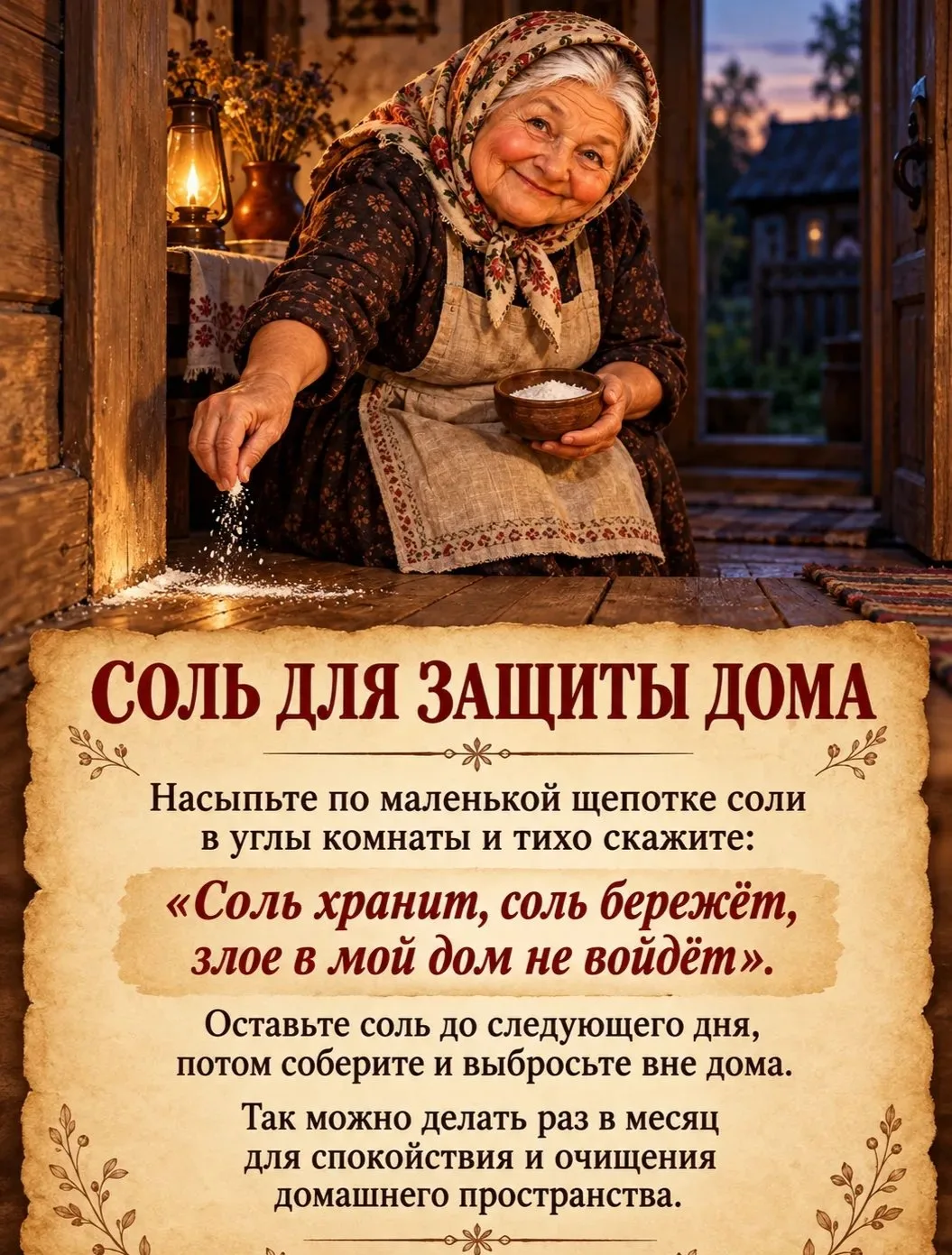 🧂 СОЛЬ ДЛЯ ЗАЩИТЫ ДОМА